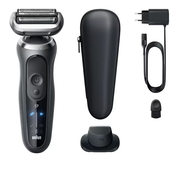 BRAUN Rasierer Series 7, 72-G1200s, SkinFlex Kopf, grau