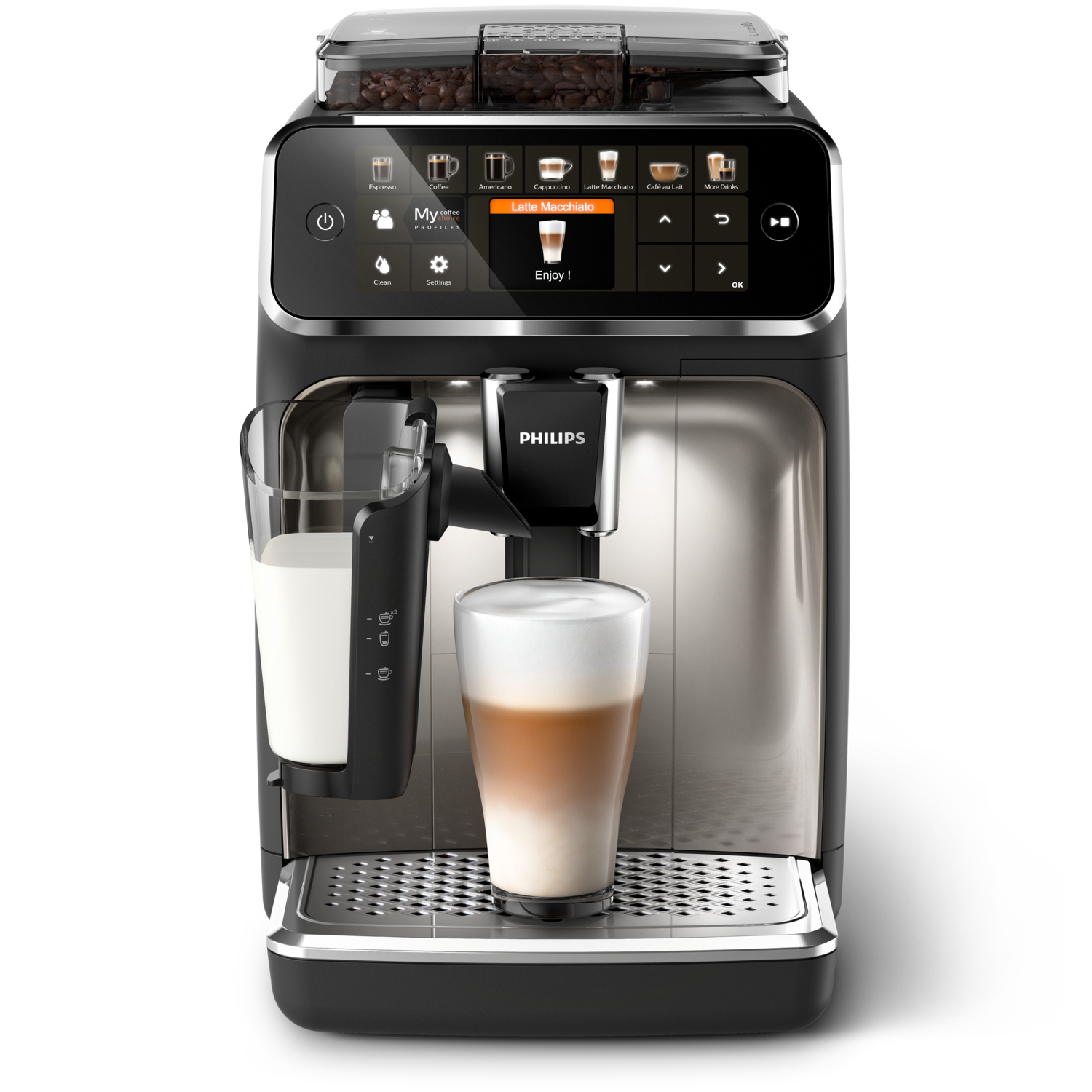 PHILIPS Series 5400 EP5447/90 Kaffeevollautomat schwarz