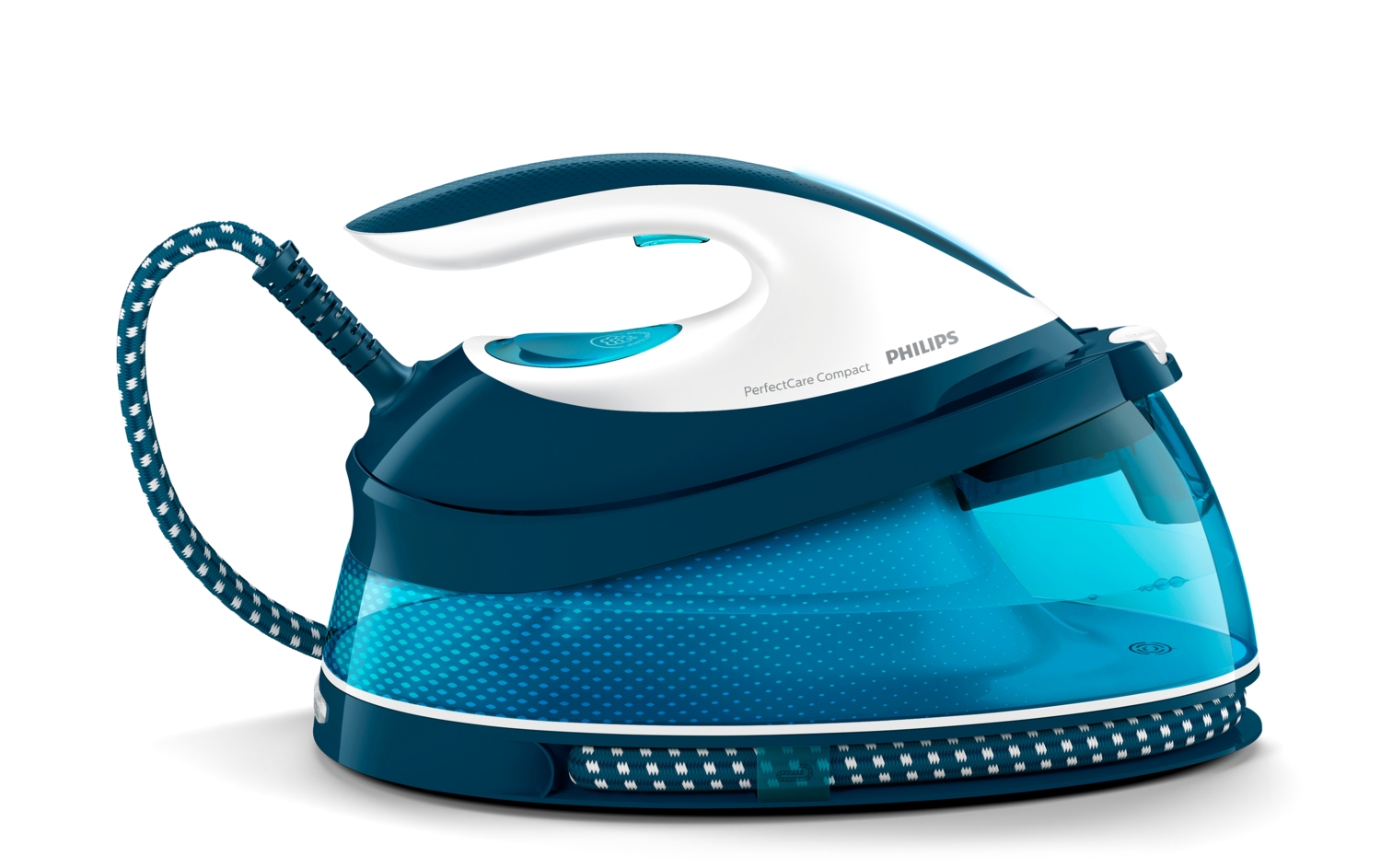 GC7840/20 PerfectCare Compact Bügelstation blau/weiß