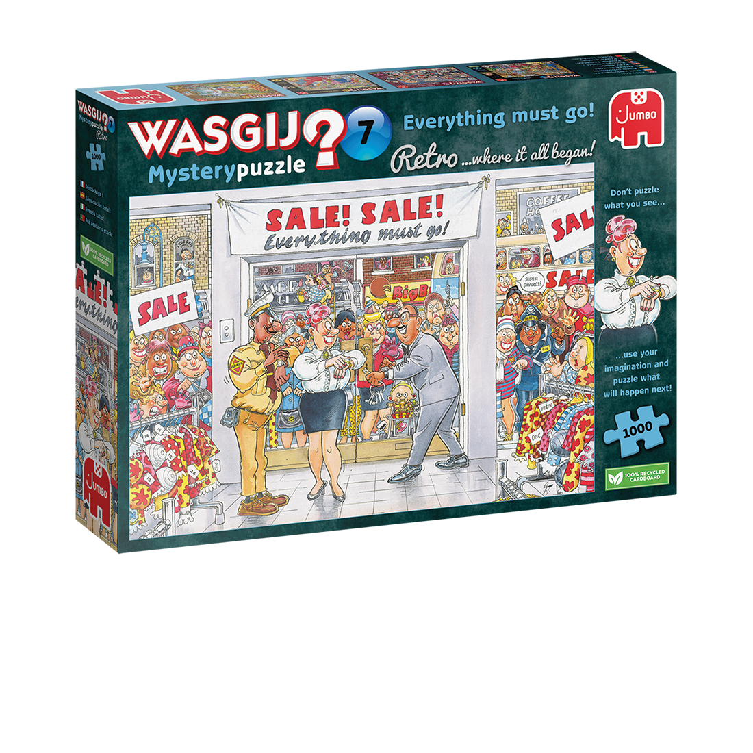 Jumbo WASGIJ Mystery 7 Everything Must Go! 1000 Teile Puzzle Jumbo-00018