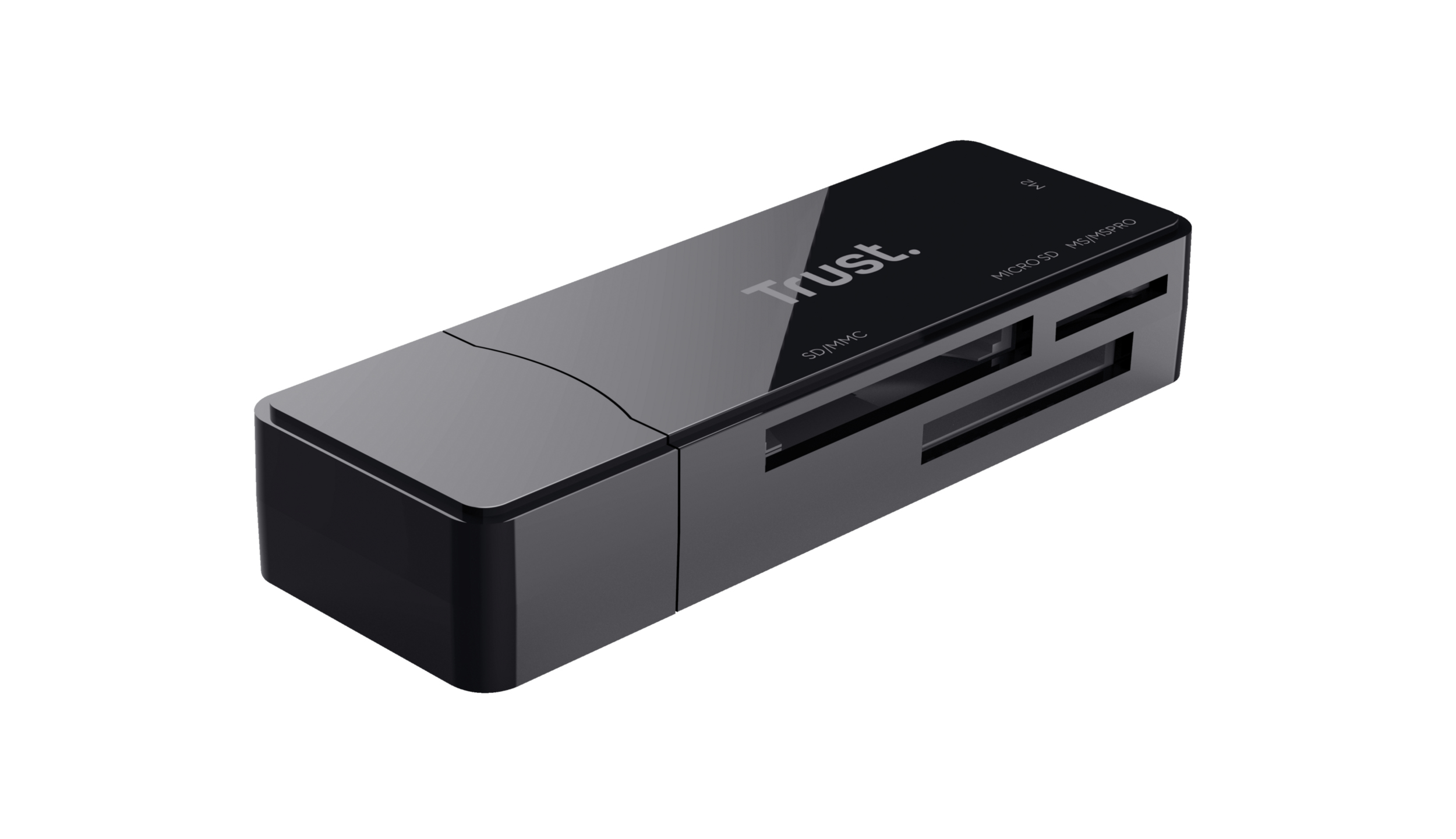 Trust Nanga Kompakter USB 3.2 Gen1- Kartenleser - Schwarz