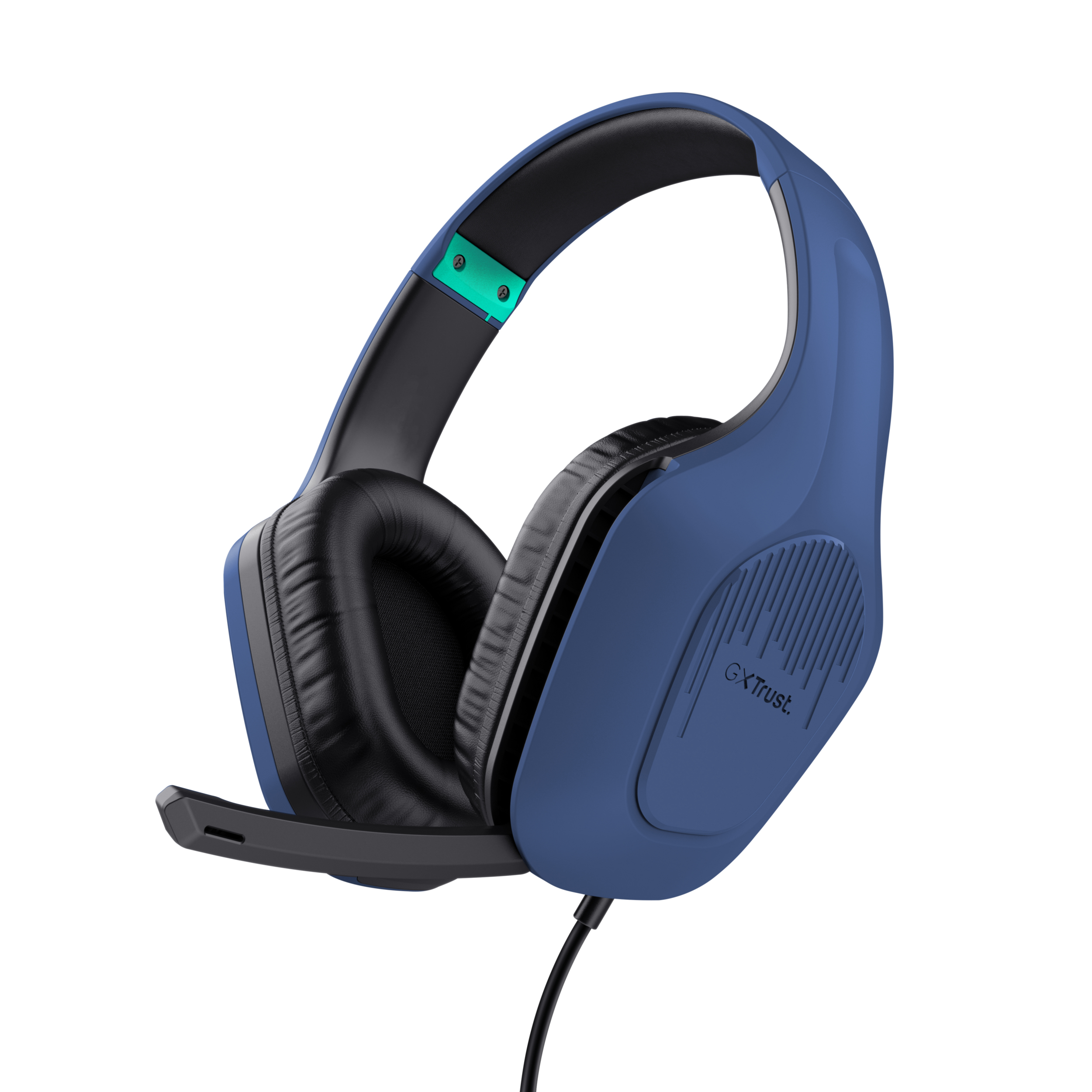 Trust Gaming GXT 415B Zirox Federleichtes Gaming-Headset - Blau