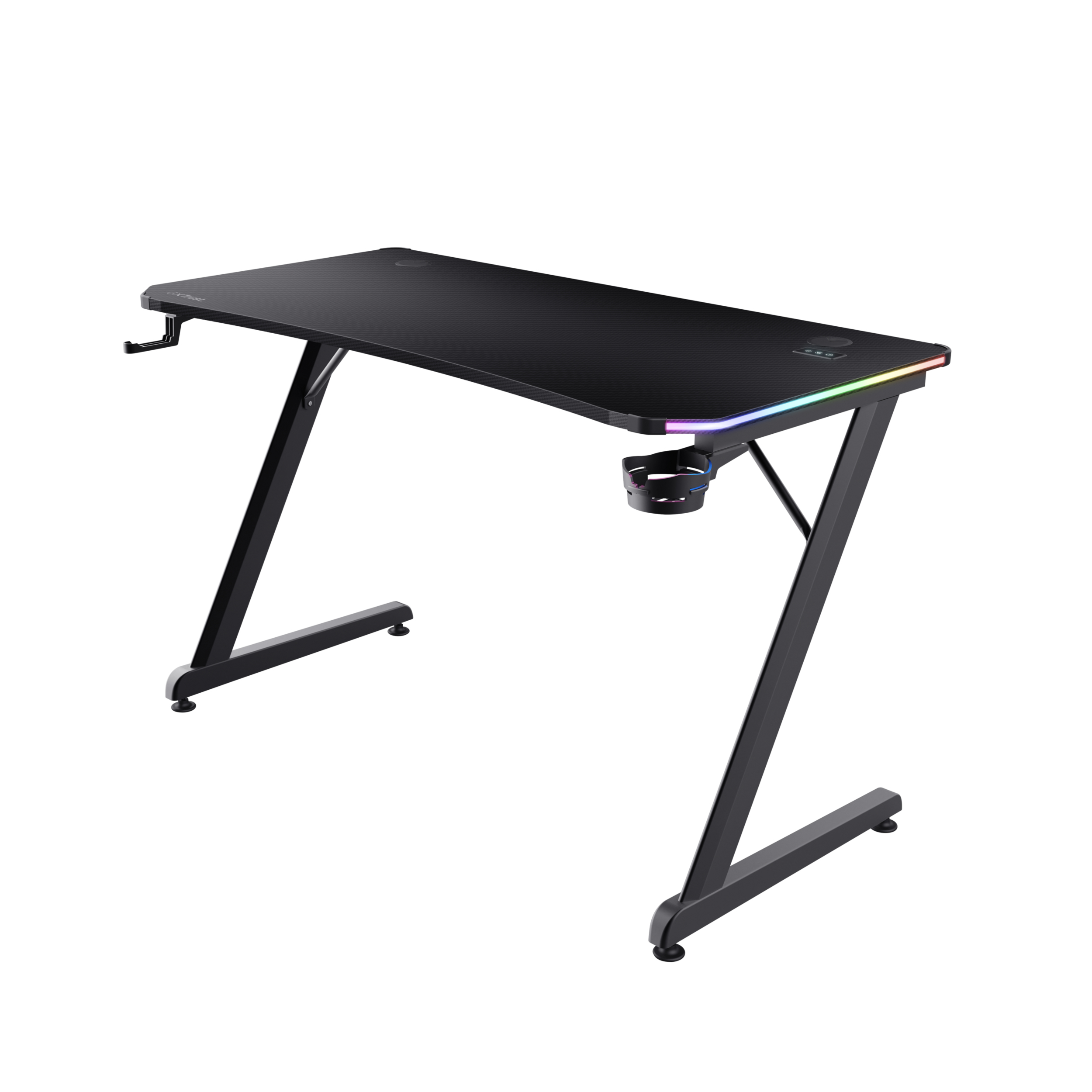 GXT 709 Luminus Gaming Desk schwarz
