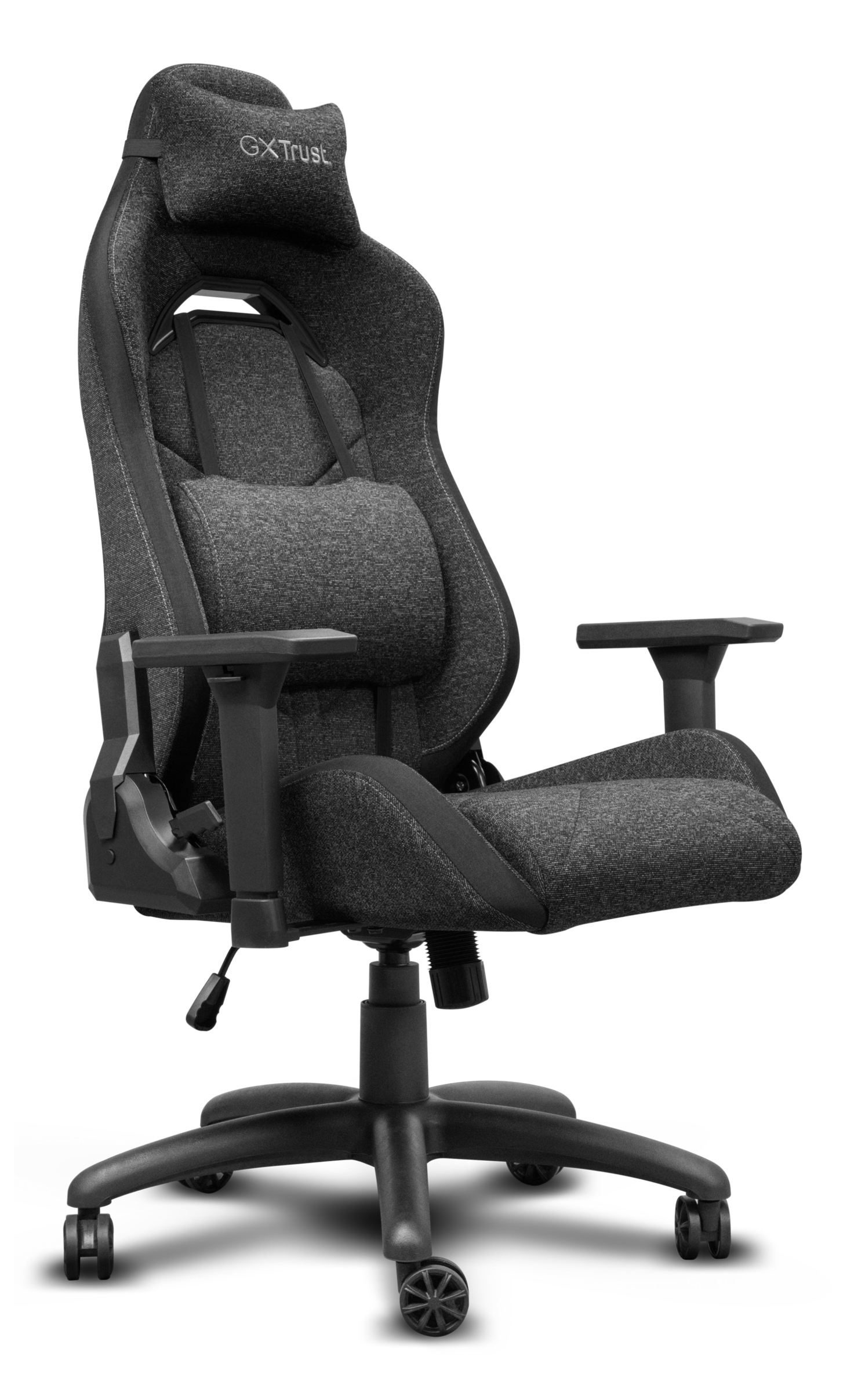 Trust GXT 723 Ruya Bequemer Gaming-Stuhl mit Stoffbezug, Grau