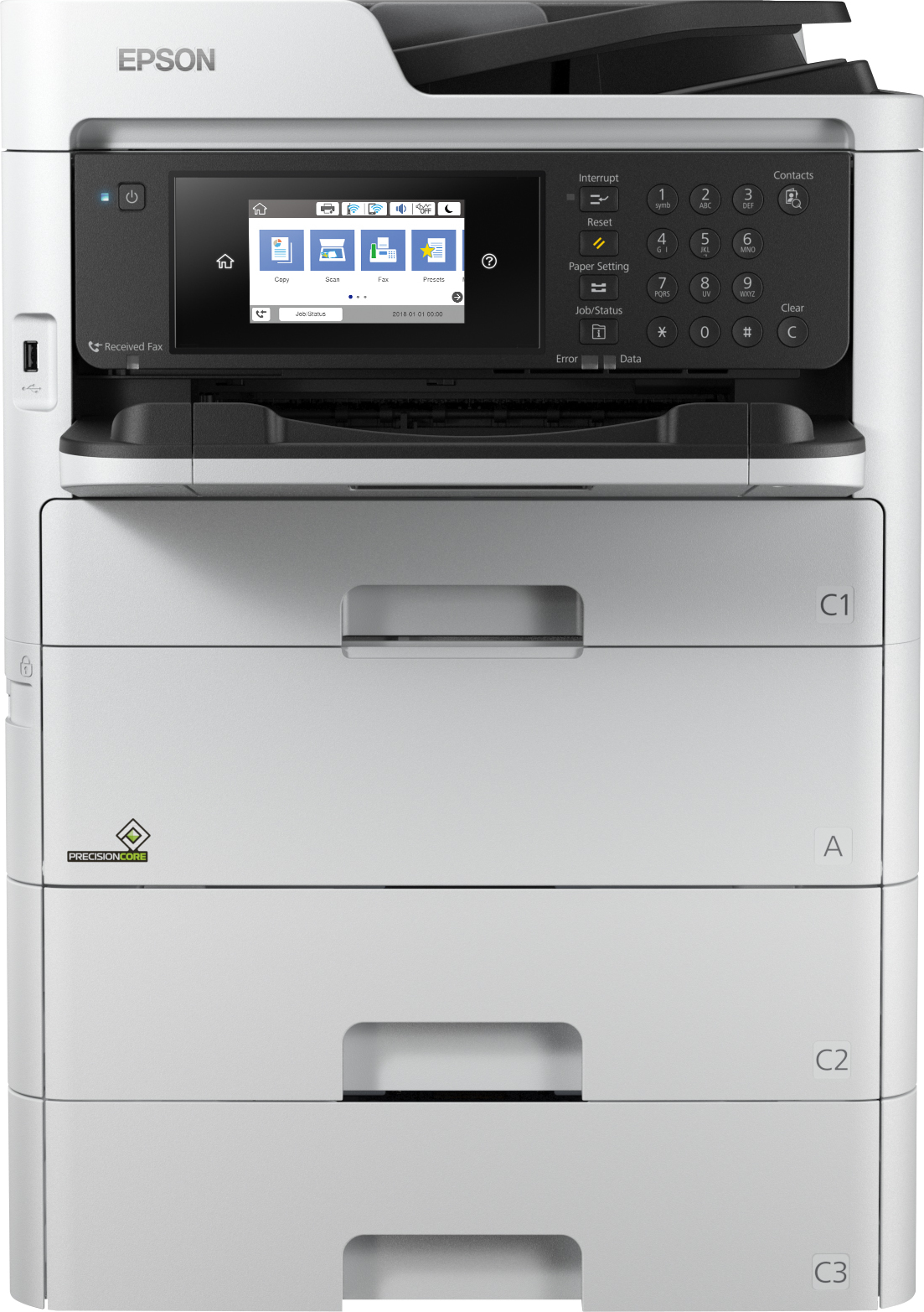 Epson WorkForce Pro WF-C579RD2TWF Tintenstrahl 24 Seiten pro Minute 4800 x 1200 DPI A4 WLAN (C11CG77401BR) - Sonderposten
