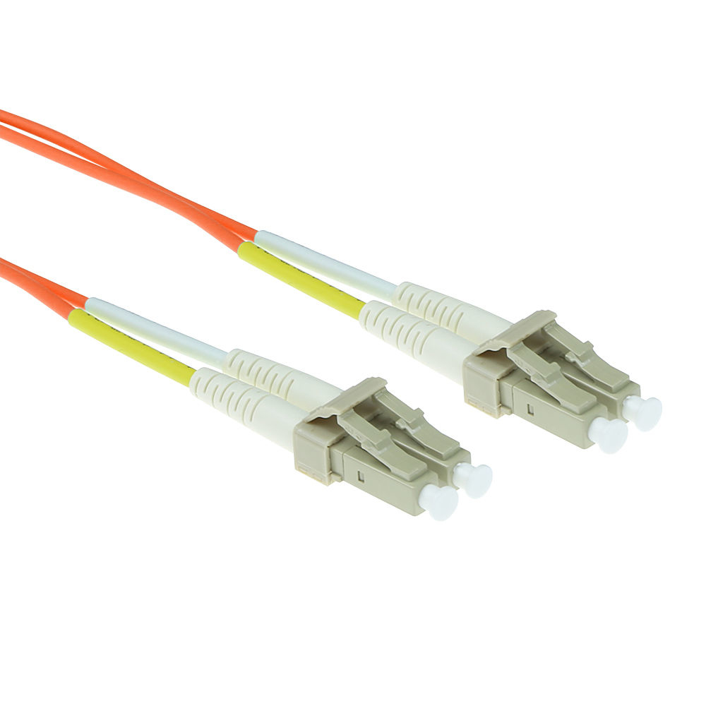 ACT 15 meter LSZH Multimode 50/125 OM2 fiber patch cable duplex with LC connectors. Lc-lc 50/125 om2 duplex 15.00m (RL9515)
