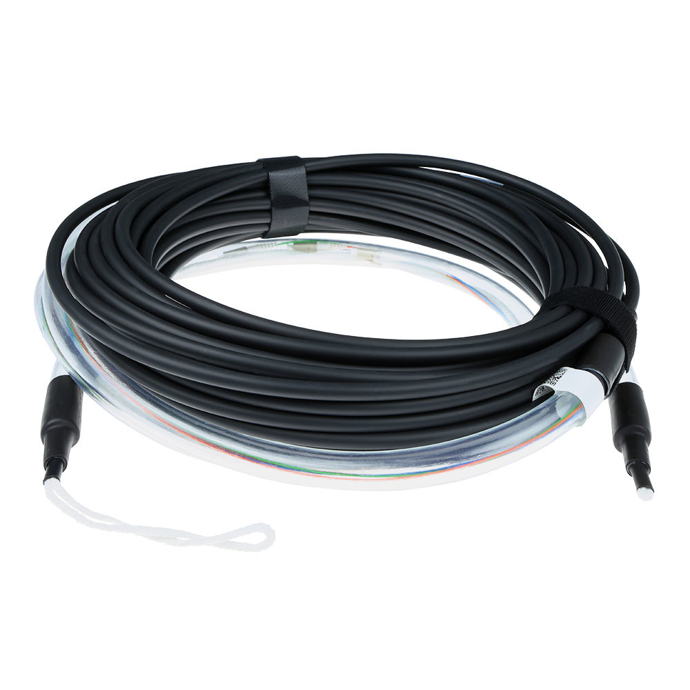 ACT 30 meter Multimode 50/125 OM3 indoor/outdoor cable 8 fibers with LC connectors. 8xlc-8xlc 50/125 om3 lt 30m (RL4203)