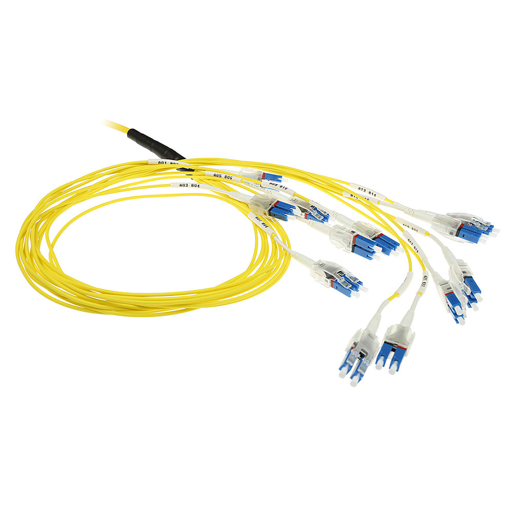 ACT 20 meter Singlemode 50/125 OS2 Preterm fiber cable 24F LC Polarity Twist (DC5554)