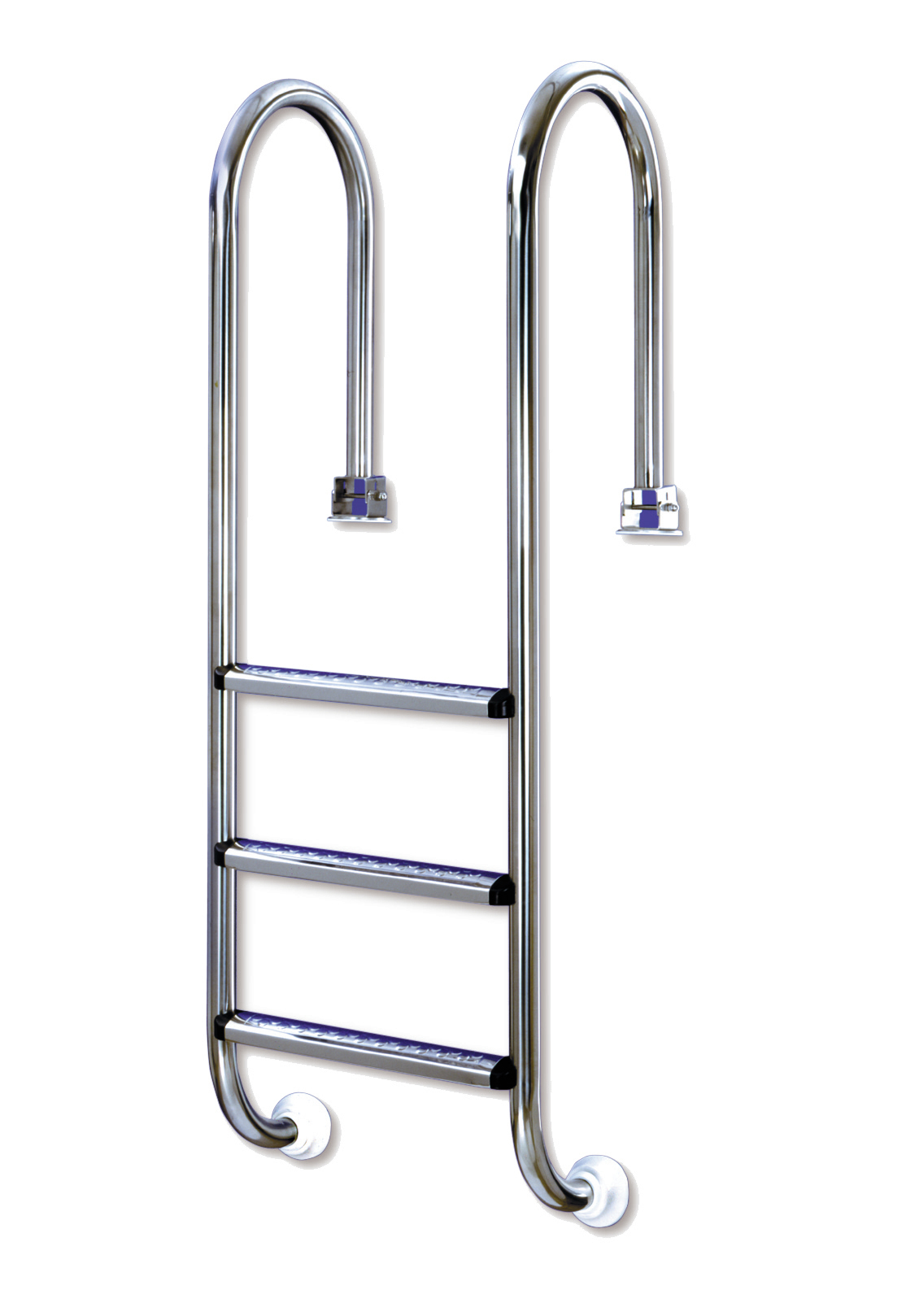 Interline Edelstahl Einstiegsleiter 3 Stufen