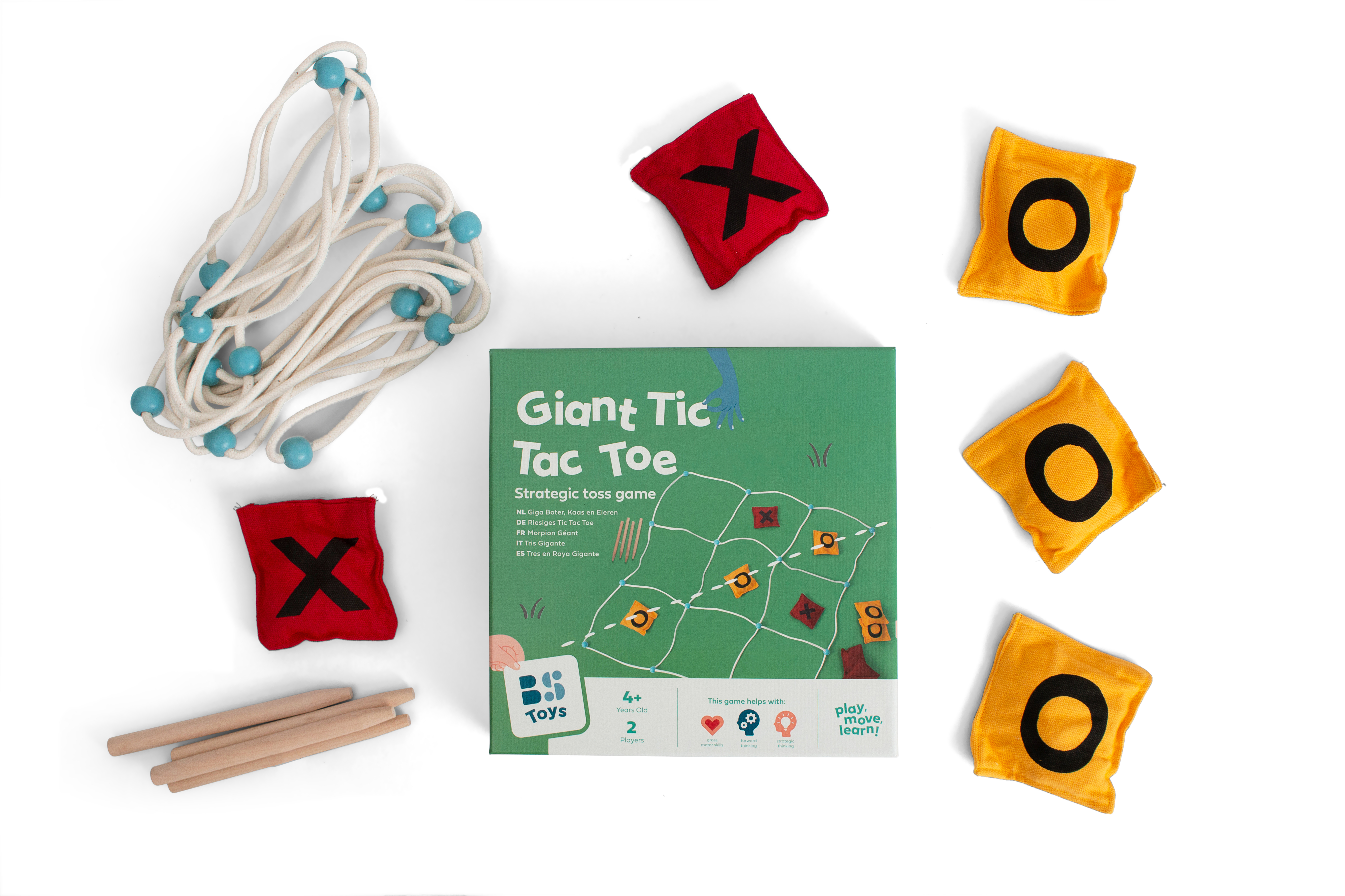 BS Toys Geschicklichkeitsspiel "Tic Tac Toe"