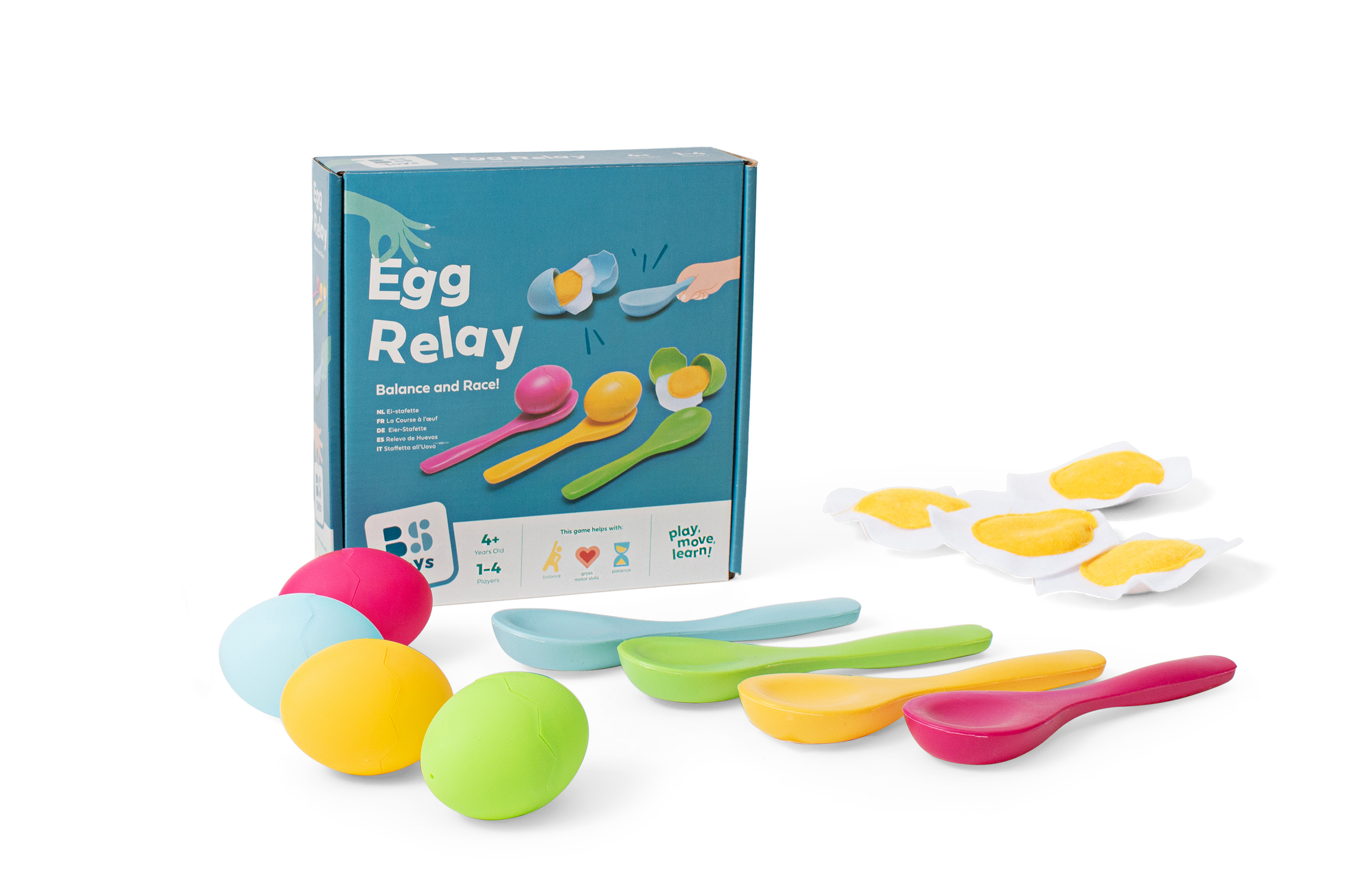 BS Toys Geschicklichkeitsspiel "Eierlaufen"