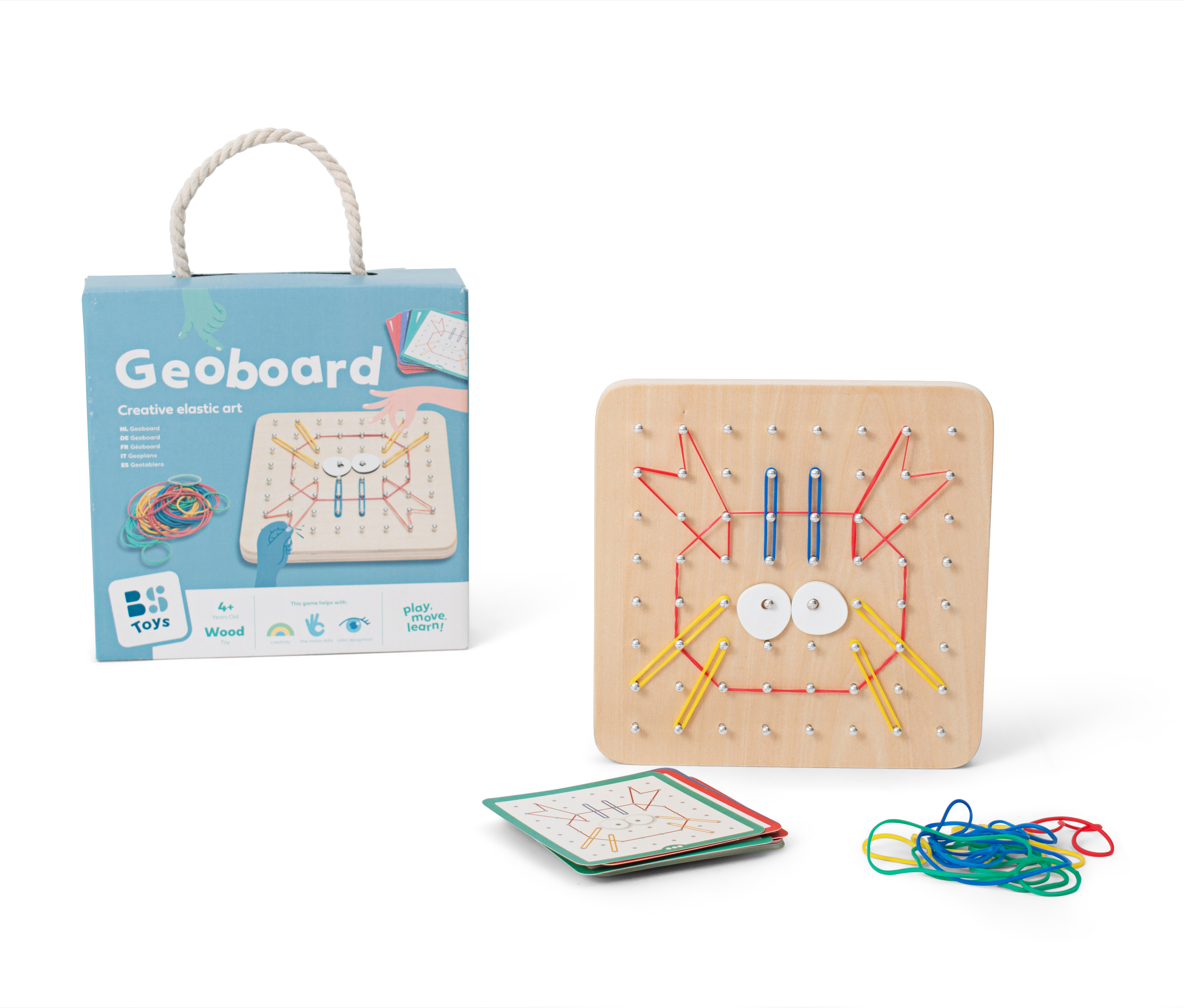 BS Toys Geschicklichkeitsspiel "Geoboard"
