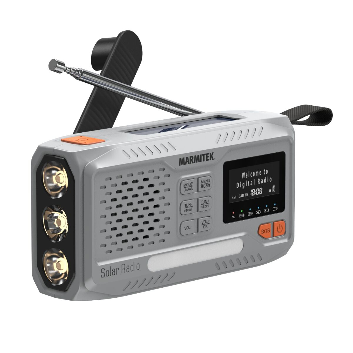 RESQ 100 Portables Radio grau