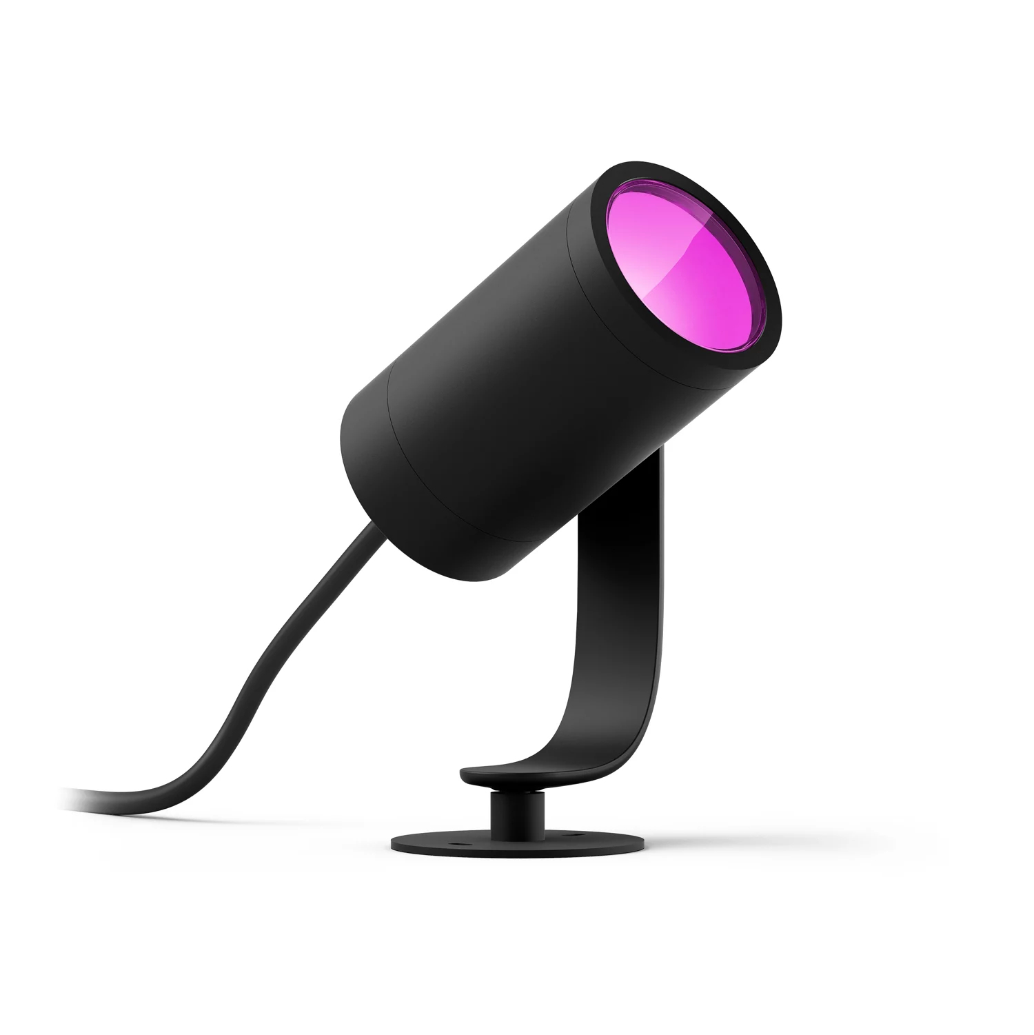 Signify Philips Hue White&Col. Amb. Lily Spot 1flg Erw schw 700lm/