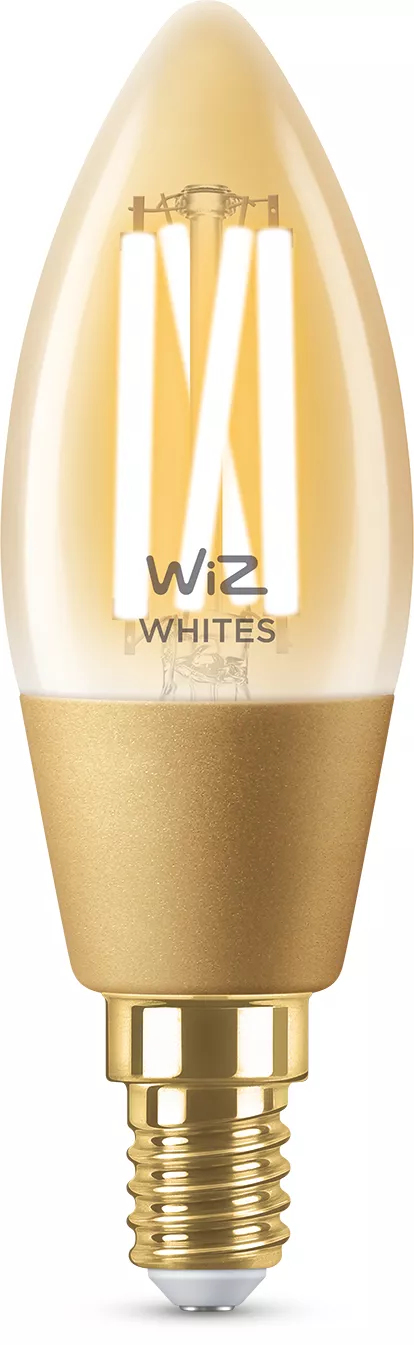 Signify WiZ Filament 25W E14 Kerzenform Amber Einzelpack