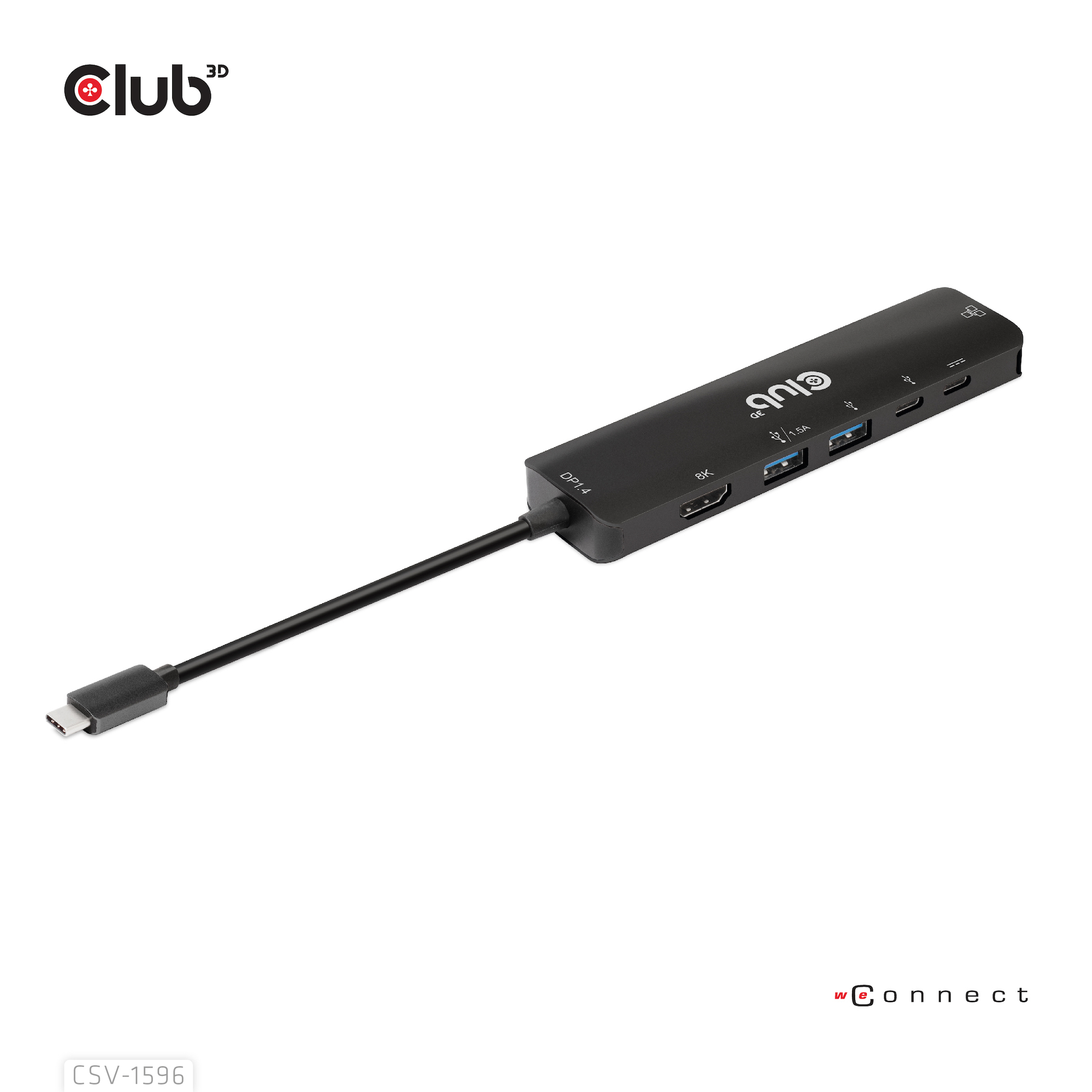 Club 3D - Dockingstation - USB-C 3.1 Gen 1 - HDMI - GigE