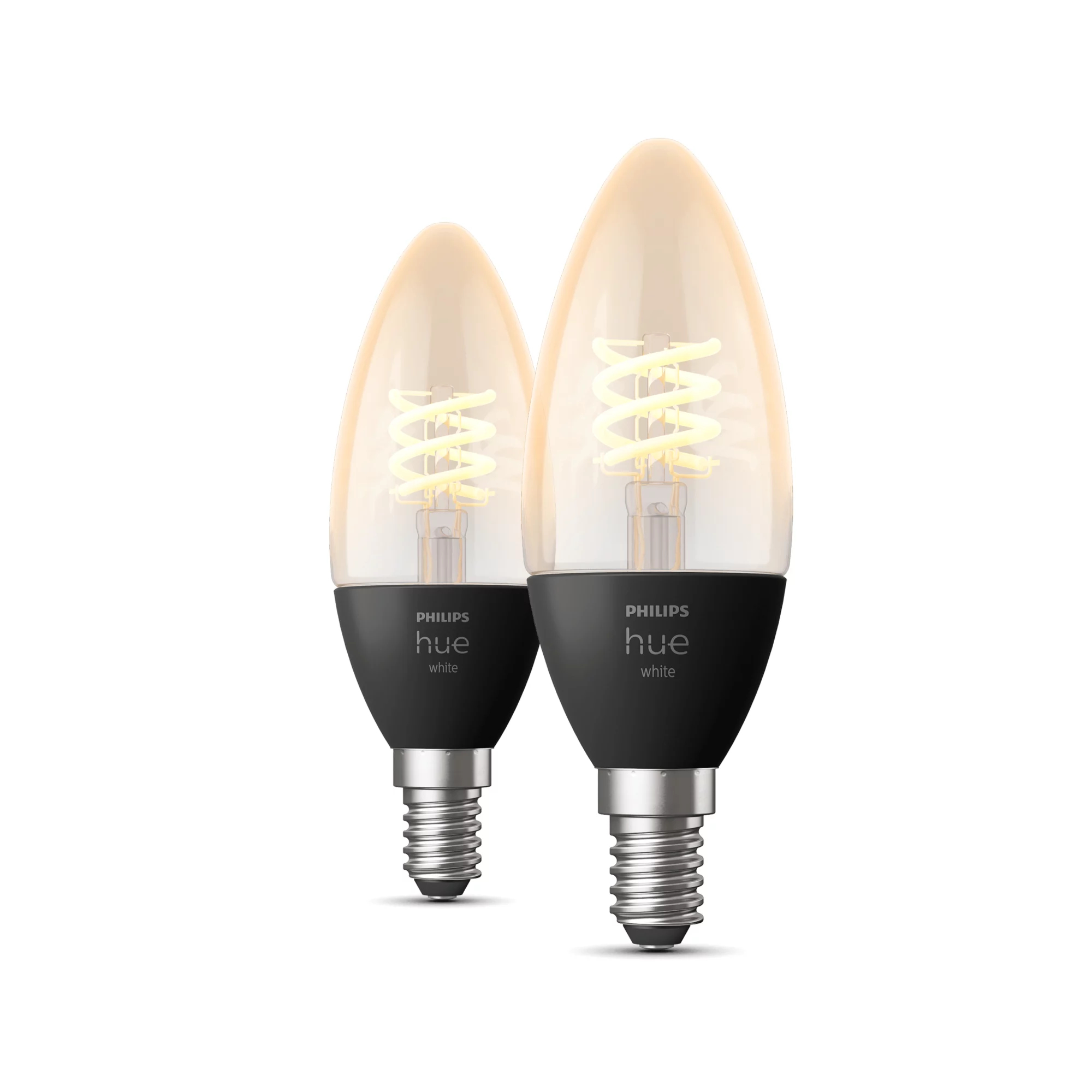 Hue Wh. 4.5W Fil Candle E14 2er P. LED-Kerze