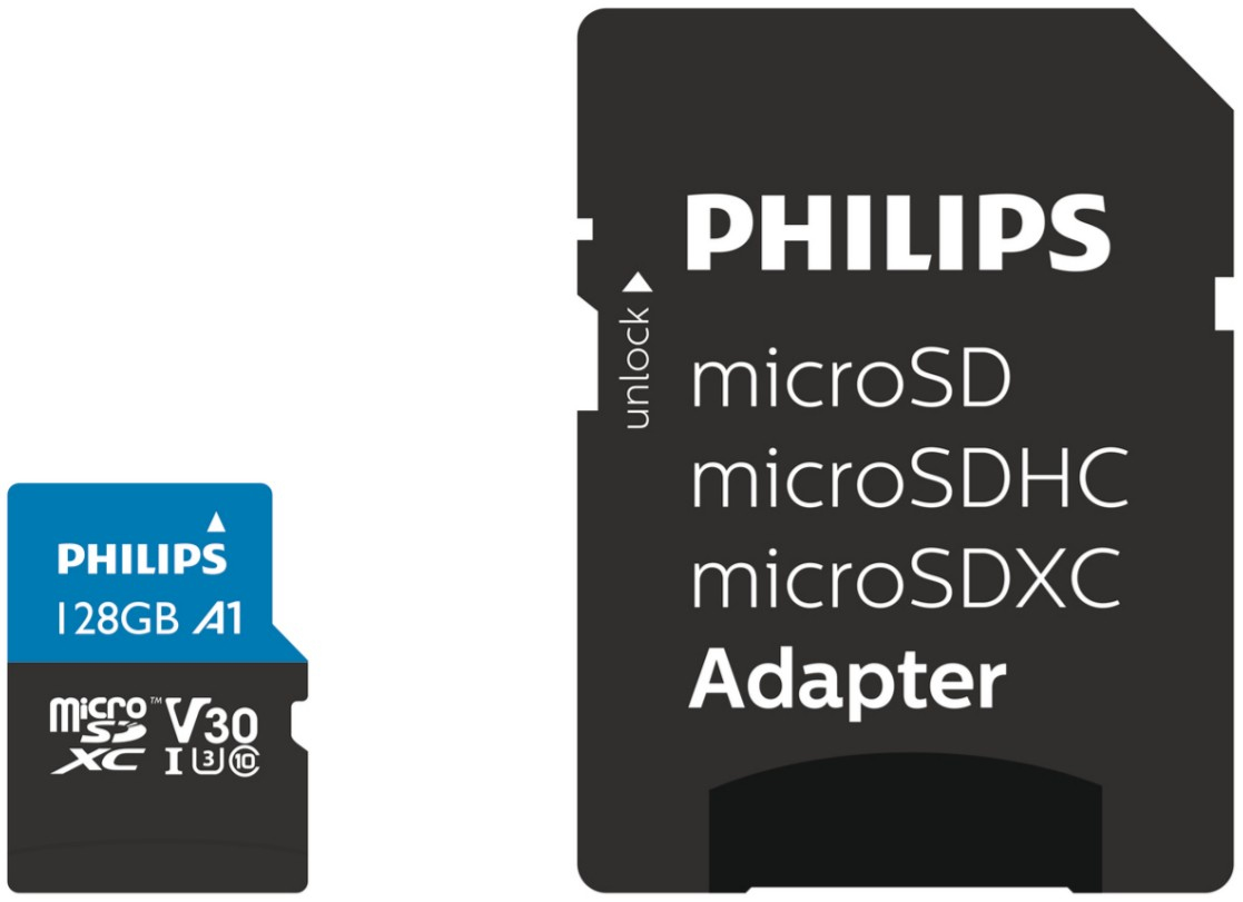 Philips mSD 128GB UHS-I U3 (PHMSDM128GXC10U3)