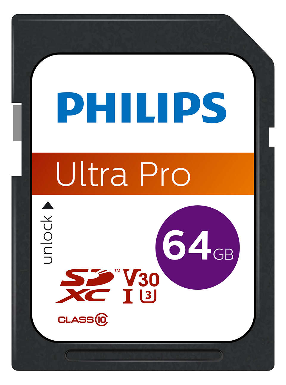Philips FM64SD65B SD Speicherkarte 64 GB