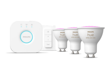 Signify Philips Hue White&Col. Amb. GU10 Dreierp. Starterset inkl DS.