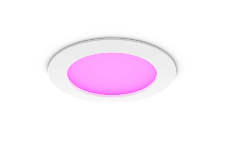 Signify Philips Hue White & Col. Amb. Slim Recessed 170mm weiß