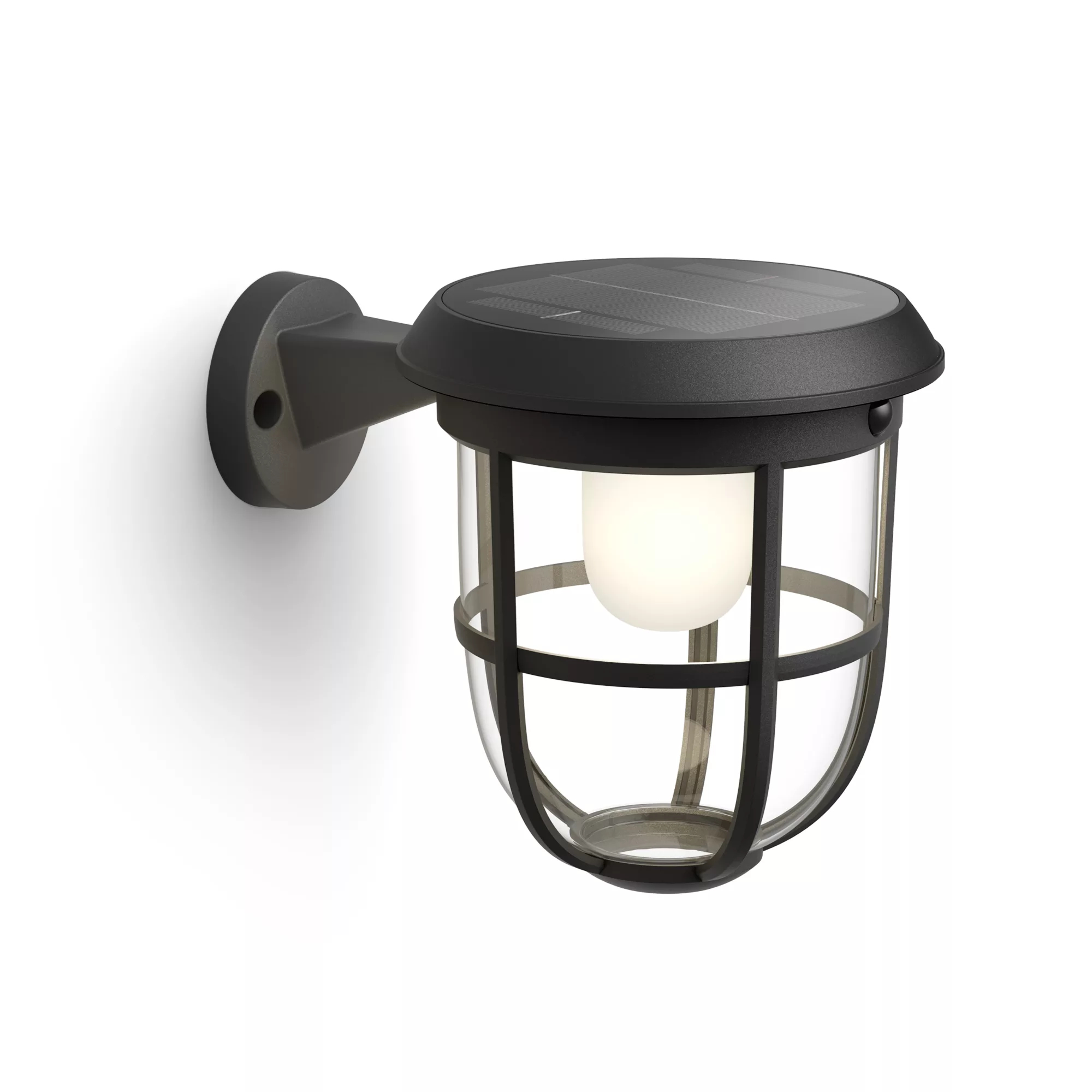 Signify Philips Outdoor A-Label Solar Radii Wandleuchte sw