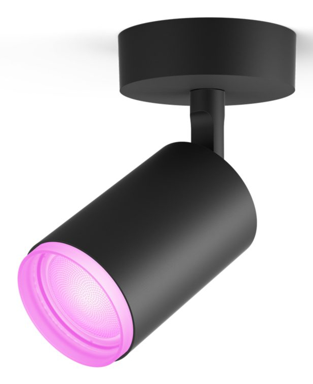 Signify Philips Hue White&Col. Amb. Fugato Spot 1flg. schwarz 1x4.2W