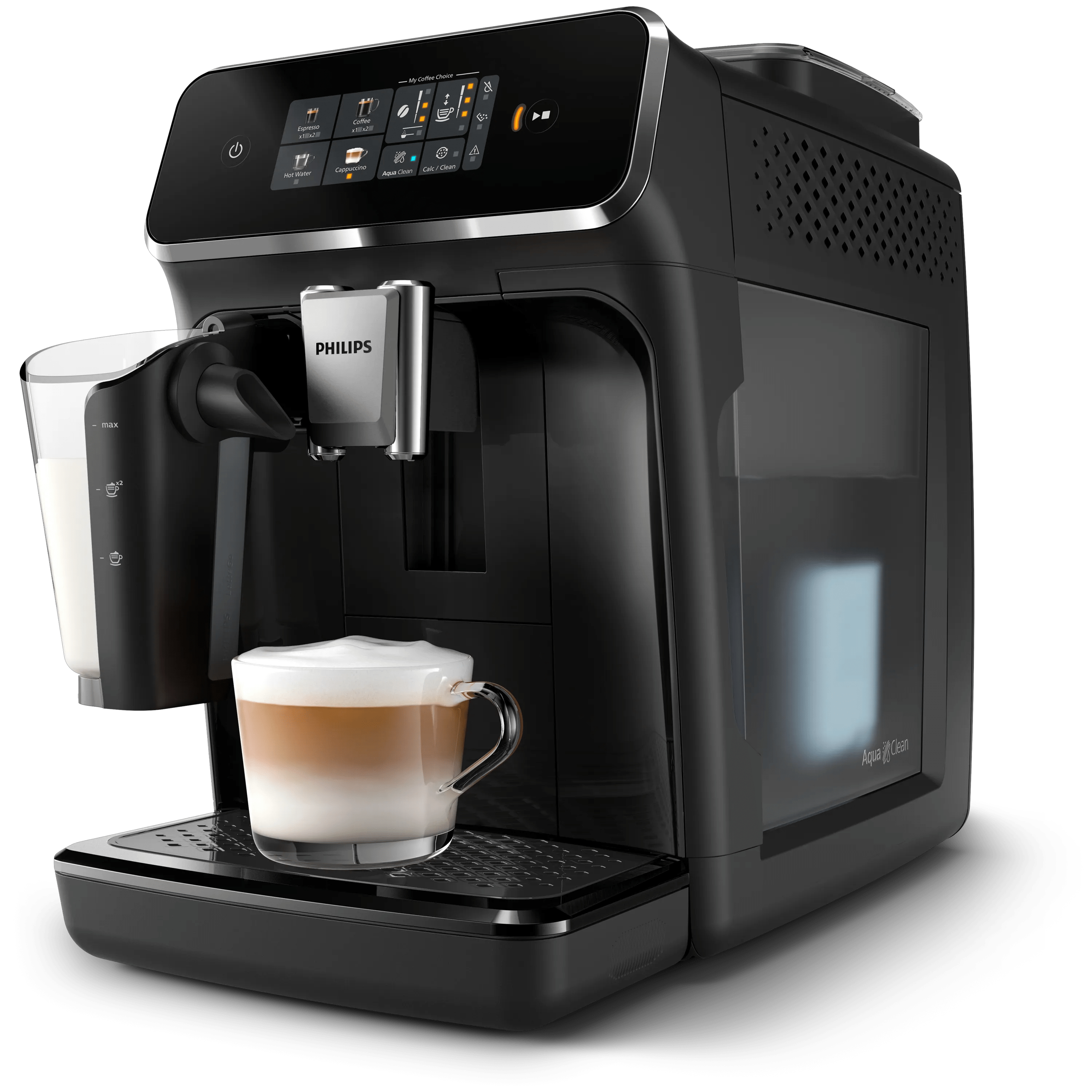 PHILIPS LatteGo Kaffeevollautomat schwarz