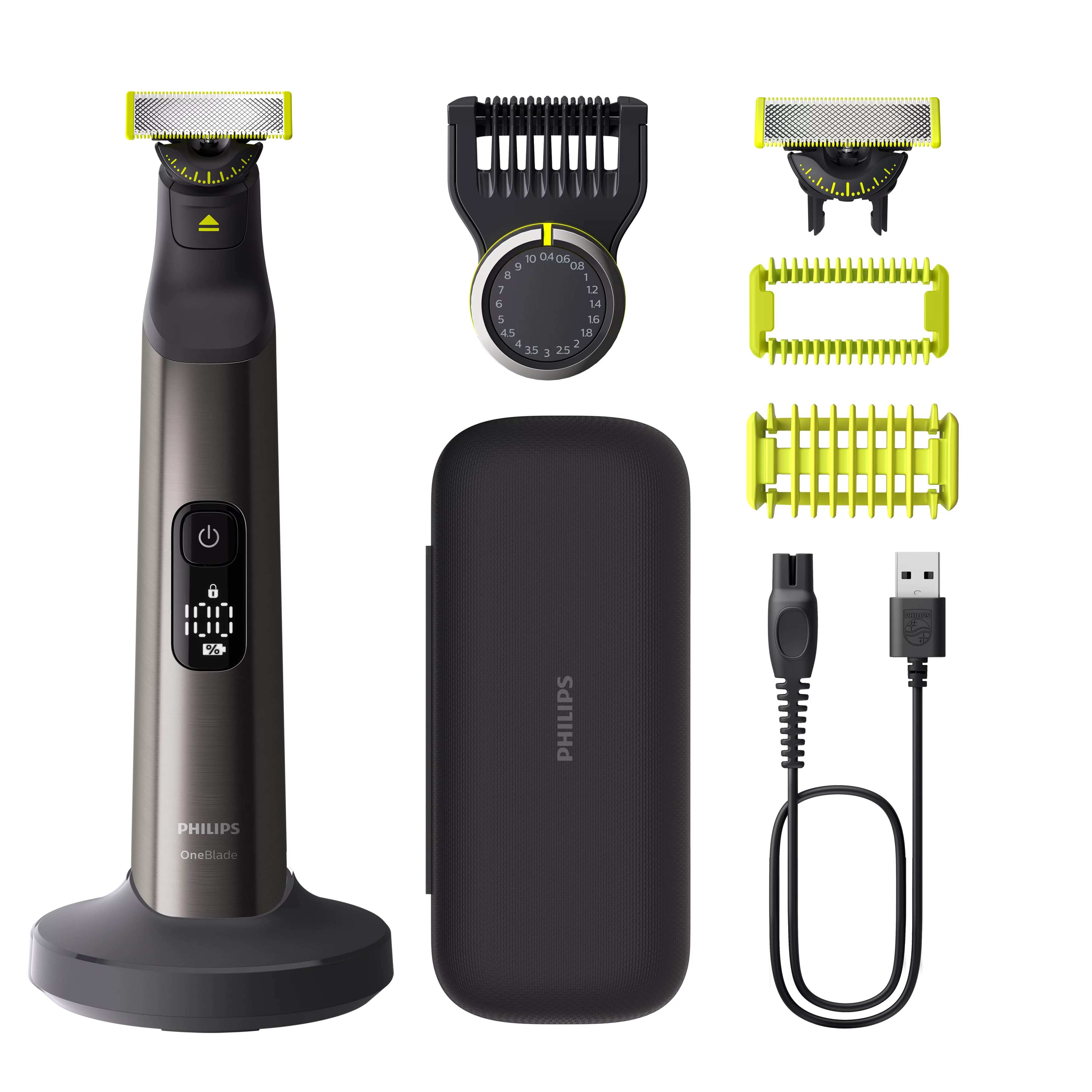QP6652/61 OneBlade Rasierer chromdesign