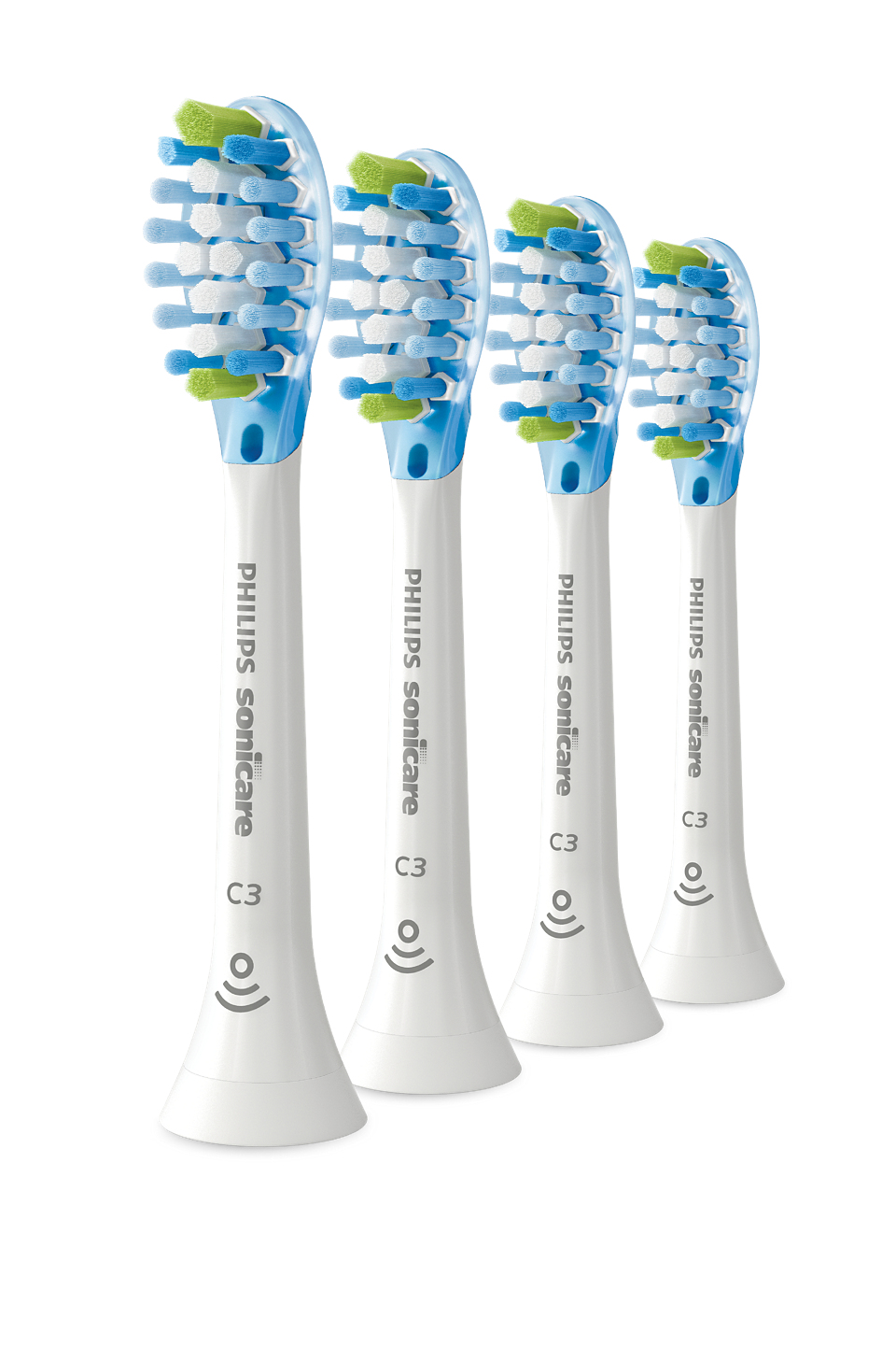 Philips Sonicare Premium Plaque Defence HX9044/87 Aufsteckbürstenköpfe 4er-Pack Weiß Medium