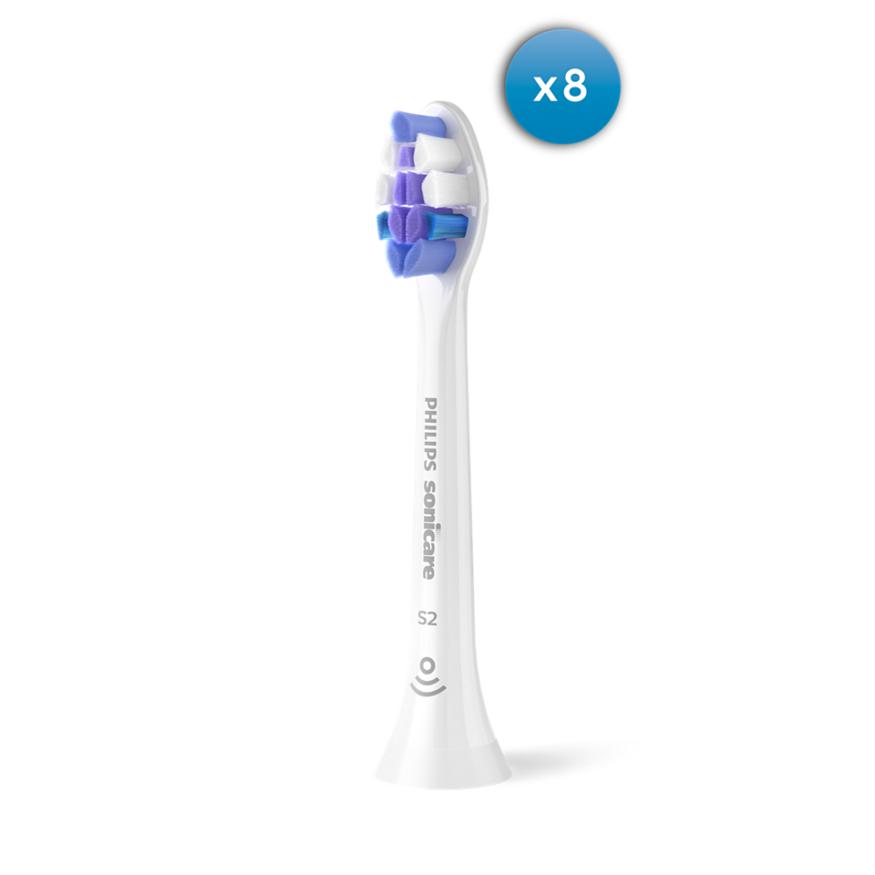HX6058/87 Sensitive (8er Pack) Ersatz-Zahnbürsten weiß