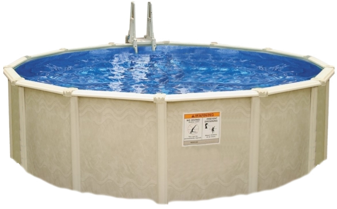 Interline Stahlwandpool "Century" Rund 3,60 m, Tiefe 1,32 m  (DeLuxe Set)