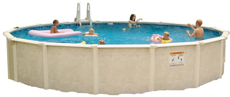 Interline Stahlwandpool "Century" Rund 7,30 m, Tiefe 1,32 m (Premium Set)