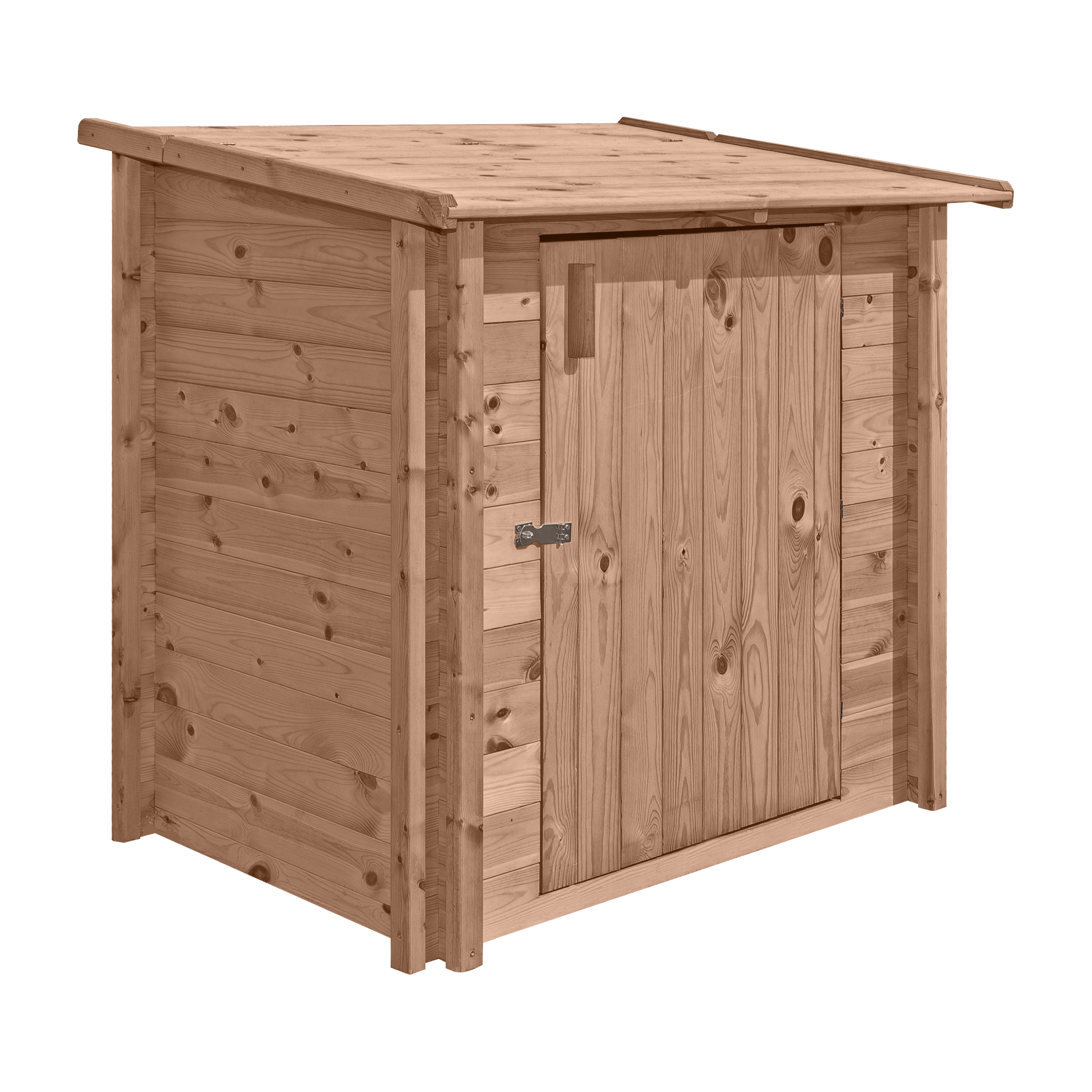 Pumpenhaus "Holzpool" Universal  mit Ruckwand für Poolhöhe 115 - 138 cm (114 x 94 x 122 cm)
