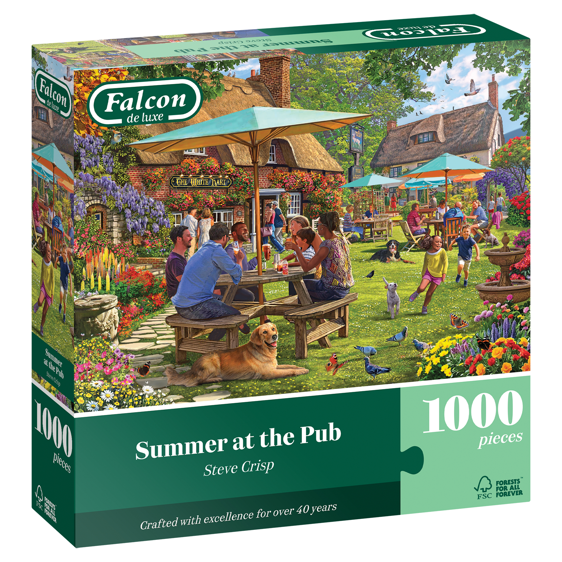 Falcon Summer at the Pub 1000 Teile Puzzle Falcon-00141