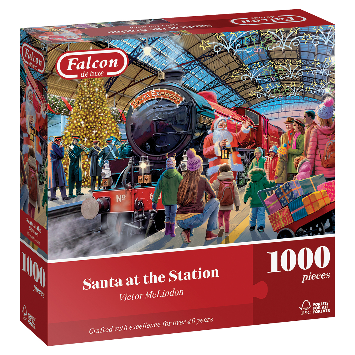 Falcon Santa at the Station 1000 Teile Puzzle Falcon-00146