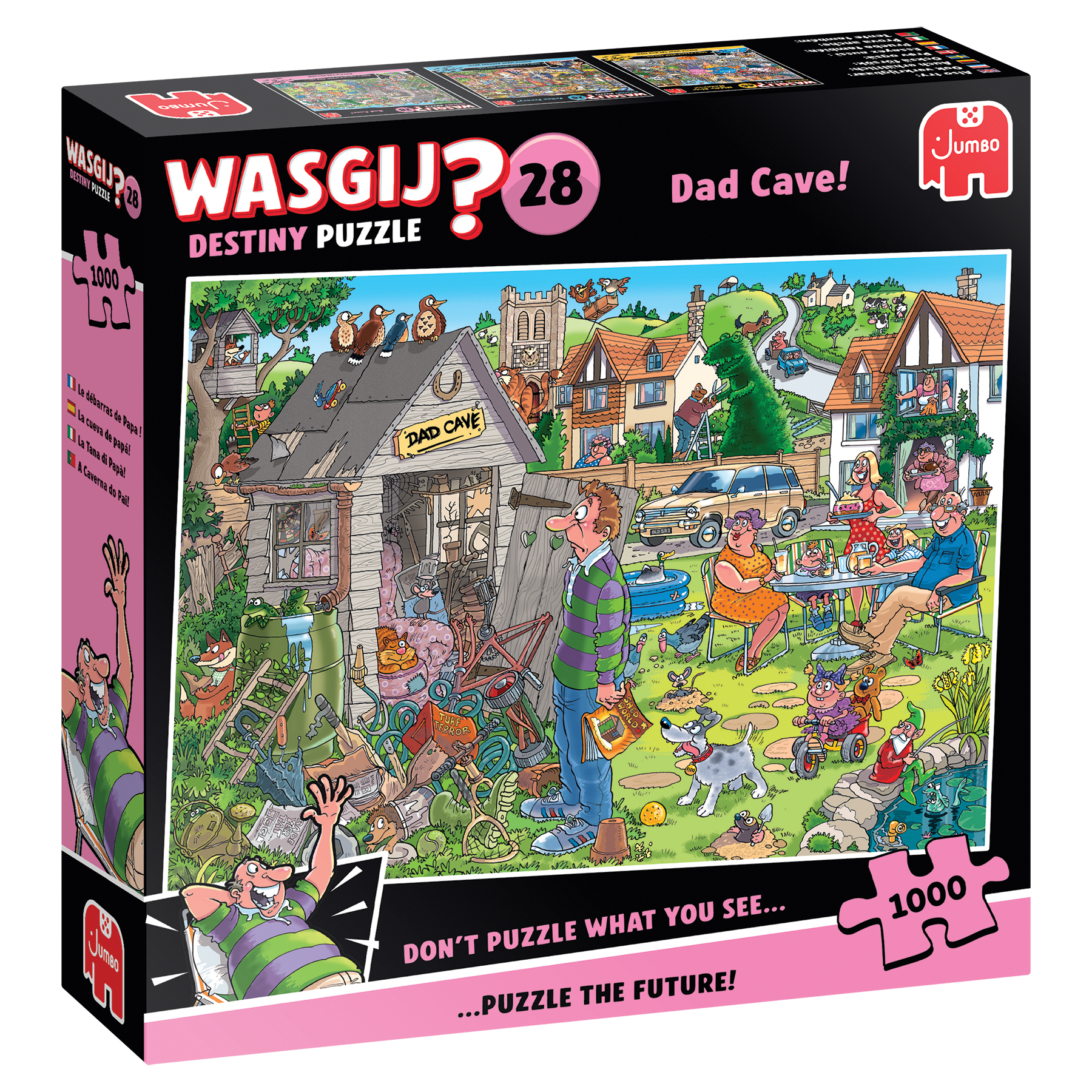 Jumbo Wasgij Destiny 28 - Papa-Höhle ! 1000 Teile Puzzle Jumbo-00597