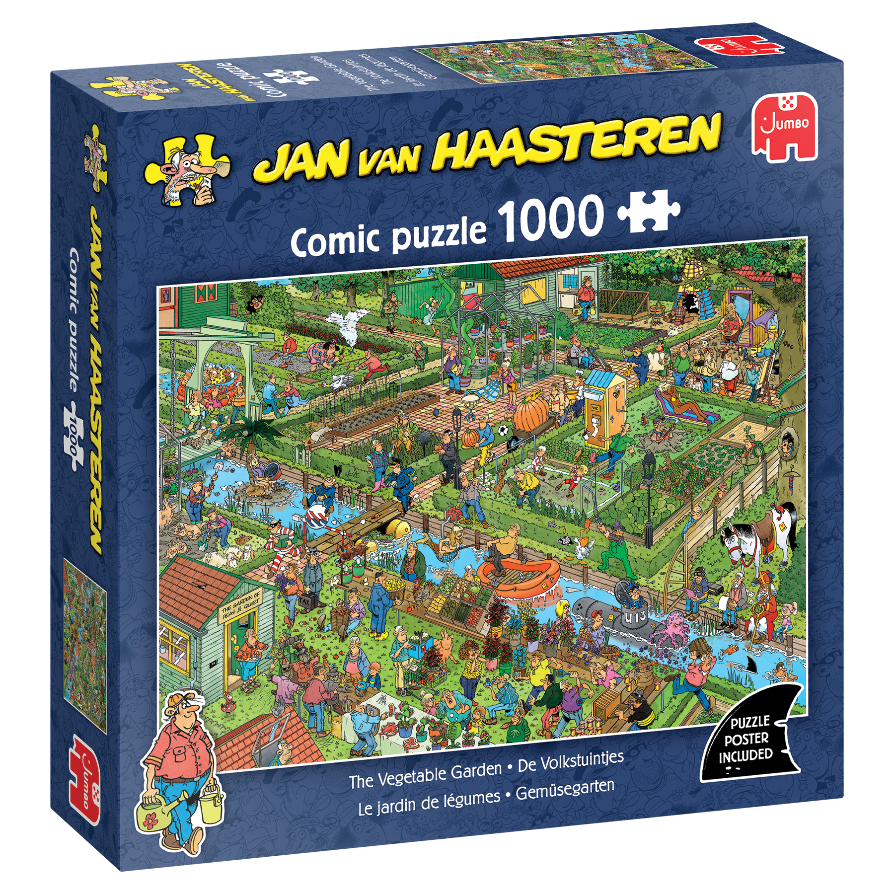 Jumbo Jan van Haasteren - Gemüsegarten 1000 Teile Puzzle Jumbo-00600