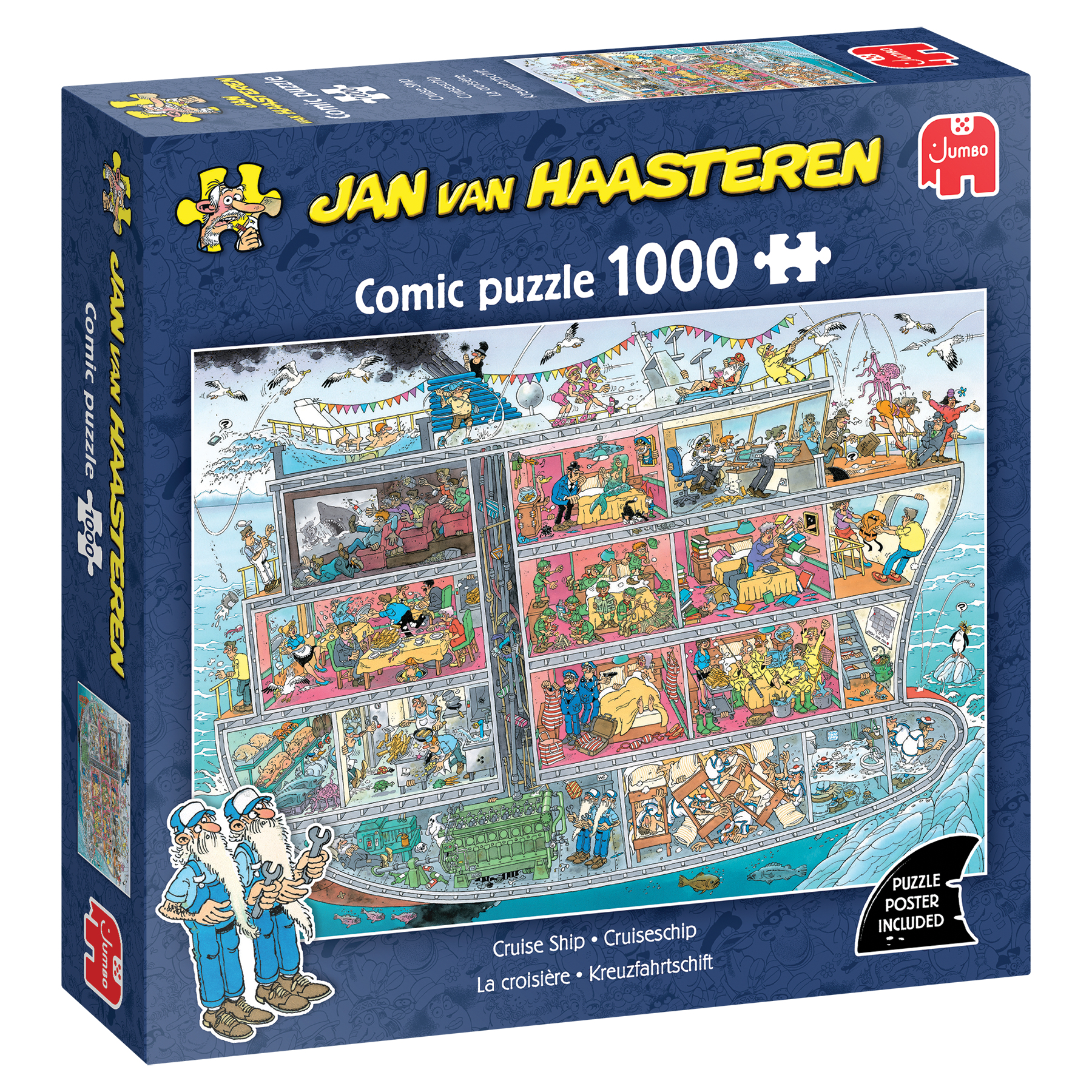 Jumbo Jan Van Haasteren - Kreuzfahrtschiff 1000 Teile Puzzle Jumbo-00605