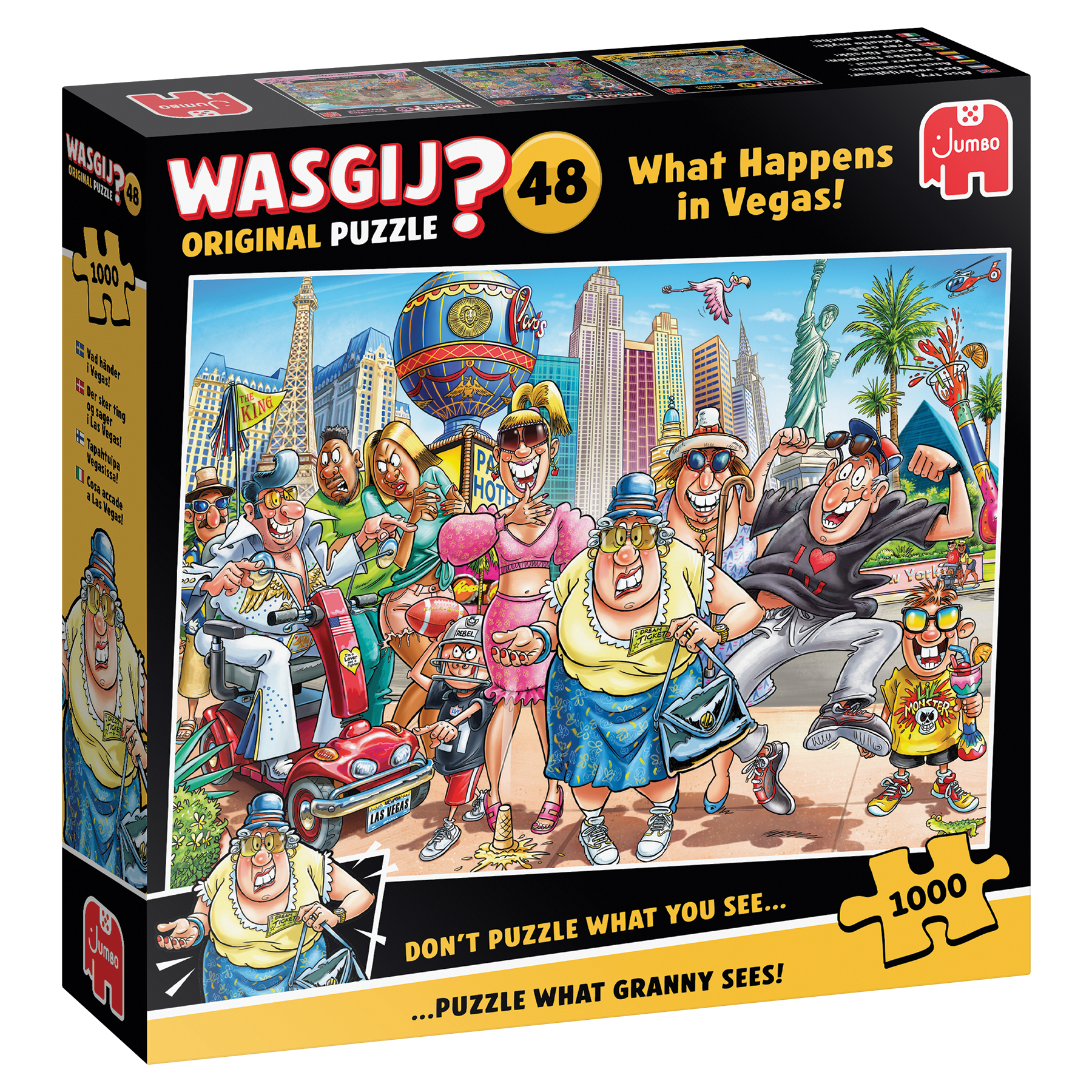 Jumbo Wasgij Original 48 - Was in Vegas passiert! 1000 Teile Puzzle Jumbo-00803