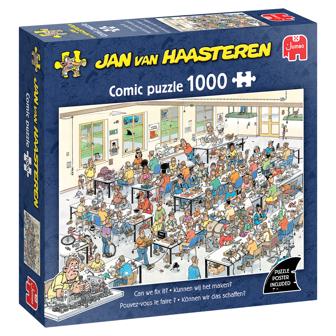 Jumbo Jan van Haasteren - Können wir das schaffen? 1000 Teile Puzzle Jumbo-00809