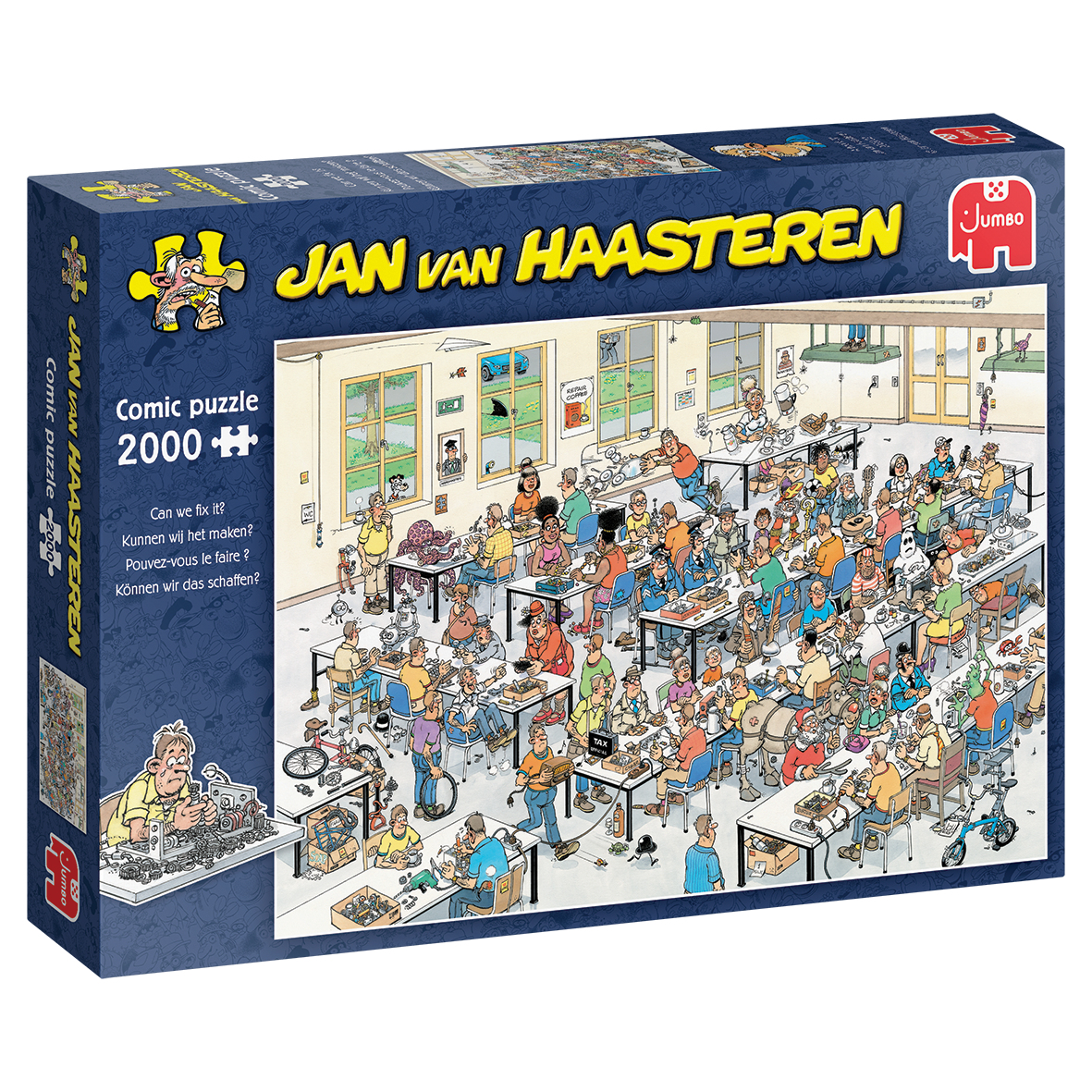Jumbo Jan van Haasteren - Können wir das schaffen? 2000 Teile Puzzle Jumbo-00810