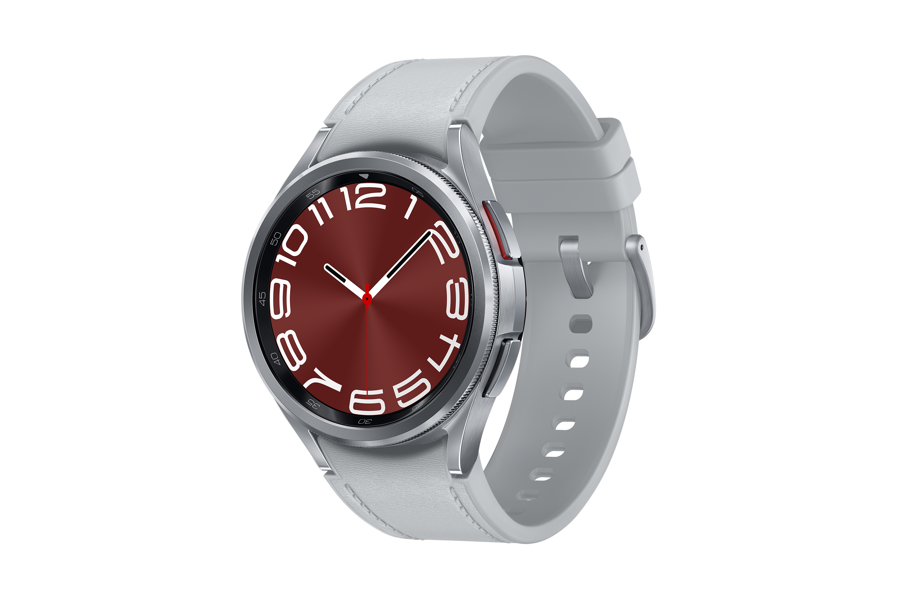 Samsung Galaxy Watch6 Classic 43 mm Digital Touchscreen 4G Silber - EU-Version (SM-R955FZSAEUE)