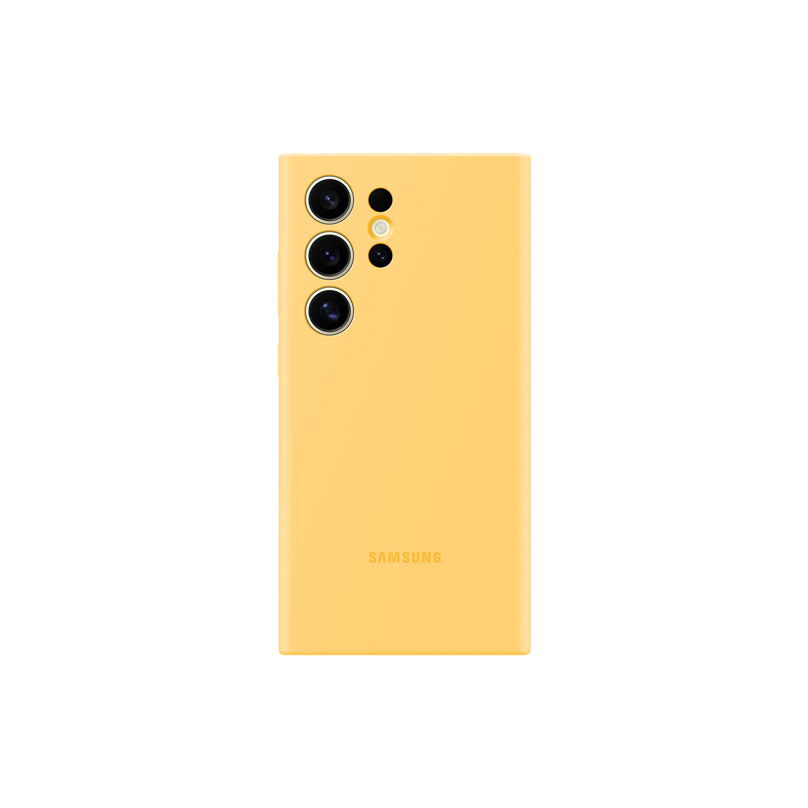 Samsung Silicone Case für das Galaxy S24 Ultra (Yellow)