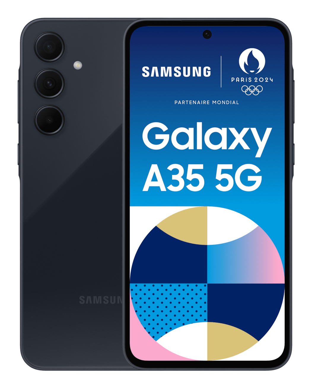 Samsung Galaxy A35 - Enterprise Edition - 5G Smartphone - Dual-SIM - RAM 6GB / Interner Speicher 128GB - microSD slot - OLED-Display - 6,6 - 2340 x 1080 Pixel (120 Hz) - Triple-Kamera 50 MP, 8 MP, 5 MP - front camera 13 MP - Awesome Navy (SM-A356BZKB