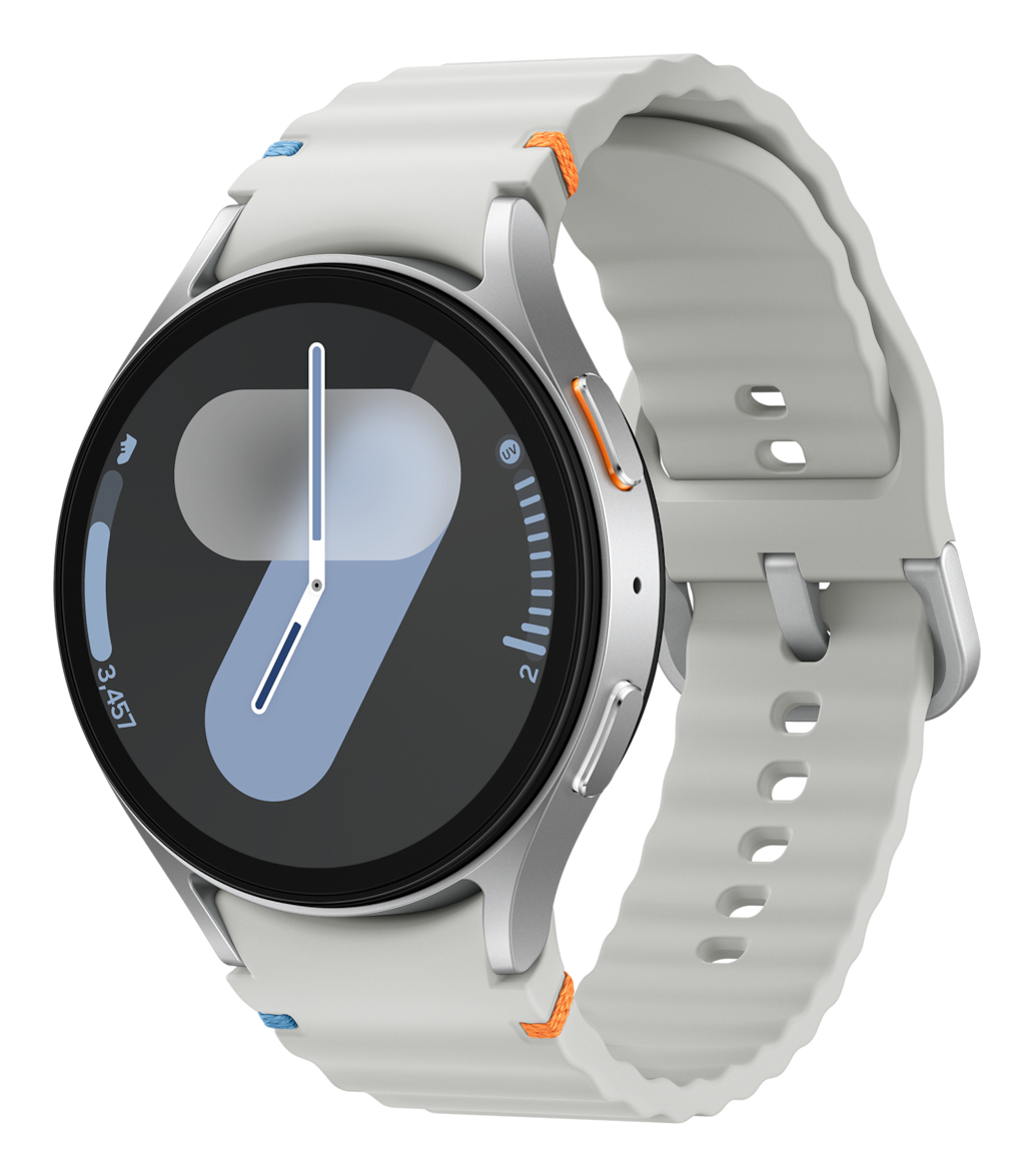 Samsung Galaxy Watch7 - 44 mm - intelligente Uhr mit Sportband - Gummi - Bandgröße: M/L - Anzeige 3.7 cm (1.47) (SM-L310NZSAEUE)