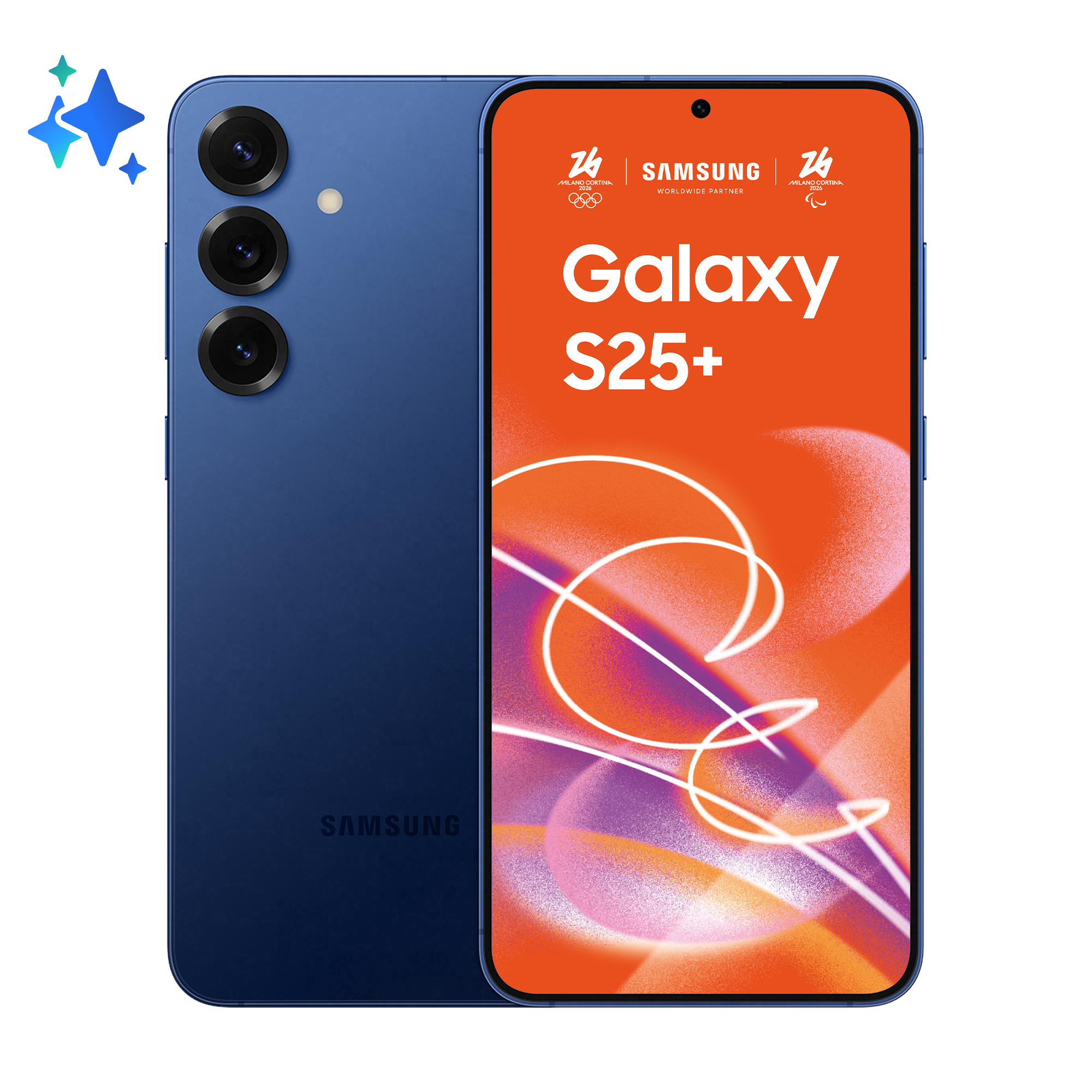 Samsung Galaxy S25+ - 5G Smartphone - Dual-SIM - RAM 12 GB / Interner Speicher 512 GB - OLED-Display - 6.7 - 3120 x 1440 Pixel (120 Hz) Navy [Energieklasse B] (SM-S936BDBGEUE)