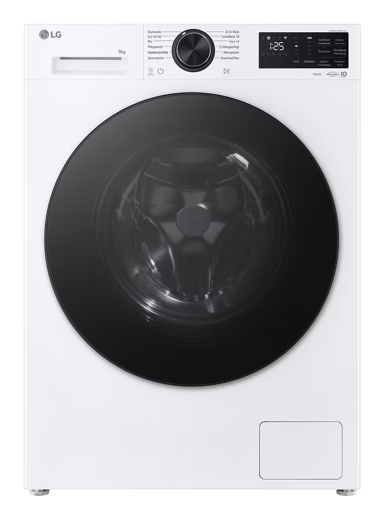 F2X7SLIM9W Stand-Waschmaschine-Frontlader weiß, 9 kg, 1200 U/min, 71 dBA