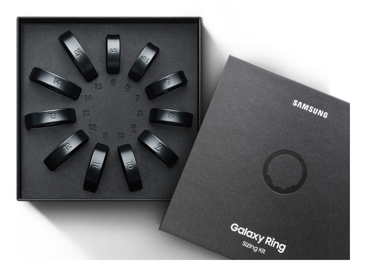 Samsung Samsung Sizing Kit Größenprobier-Set für Galaxy Ring, Black