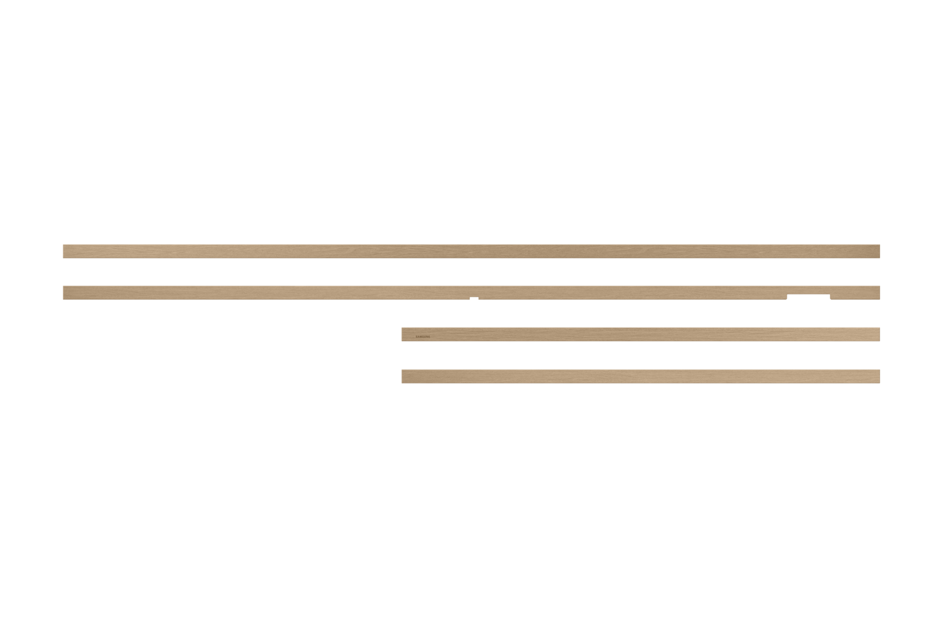 Austauschbarer Rahmen für The Frame Pro 75" (2025) & The Frame 75" (ab 2021) teak